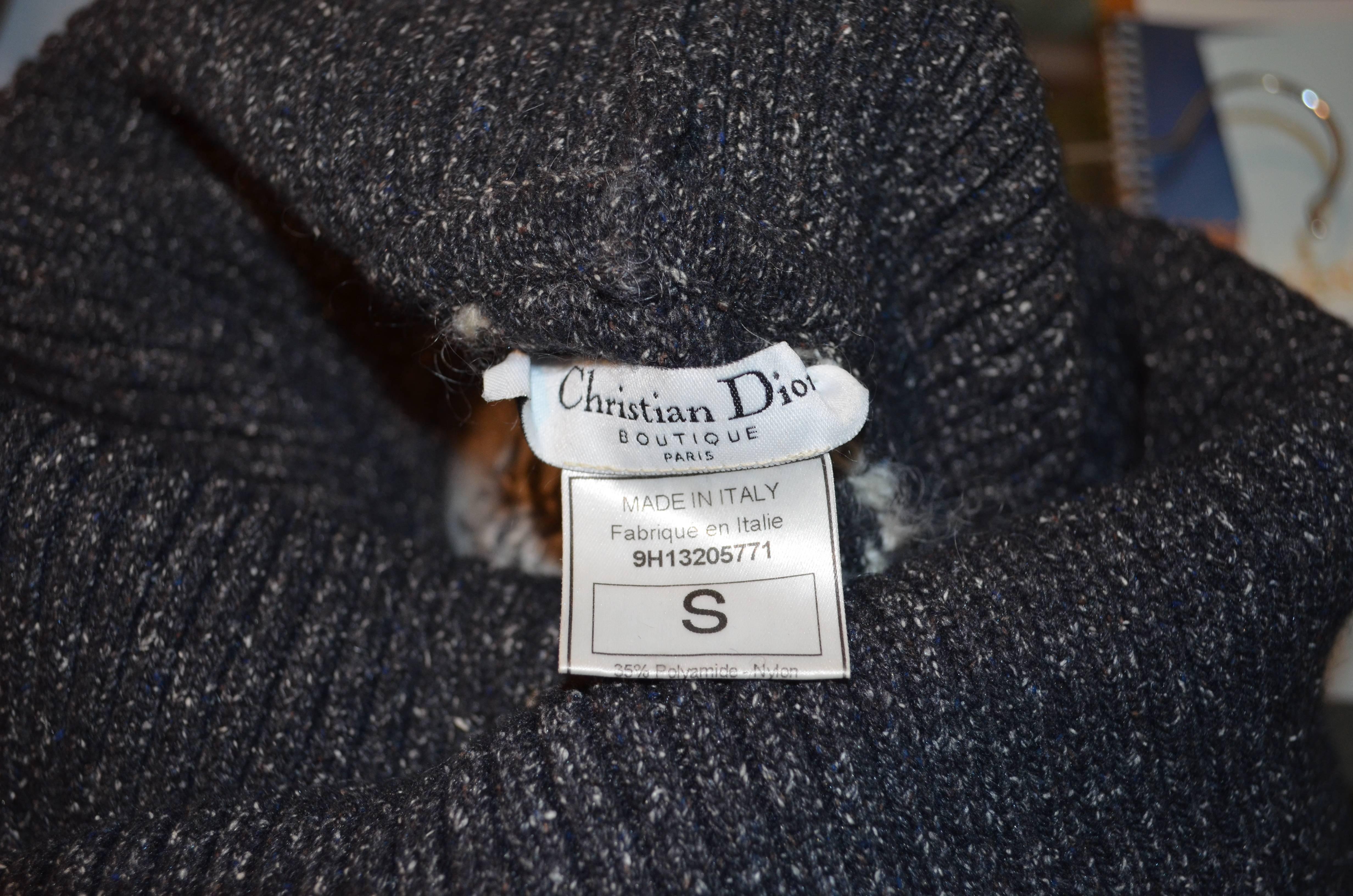 Women's Christian Dior Boutique Chunky Knit Sweater