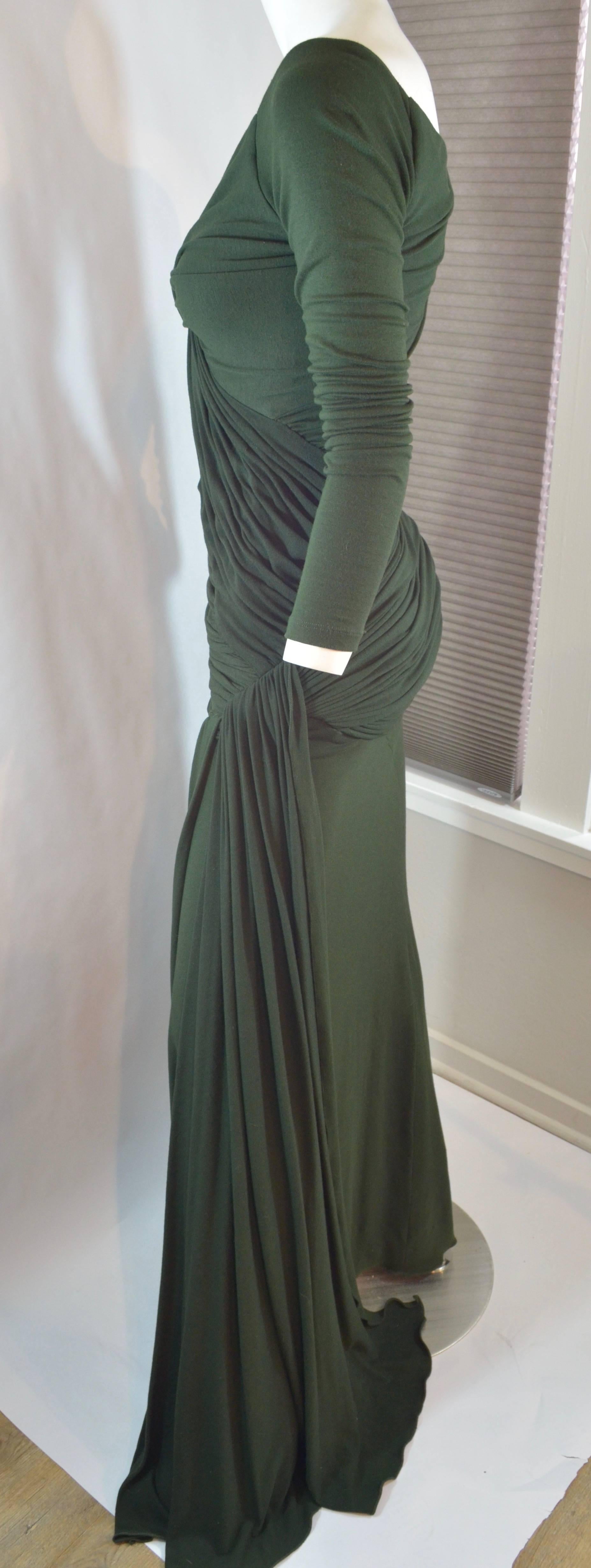 Donna Karan  Black Label Jersey Gown In Excellent Condition In Carmel, CA