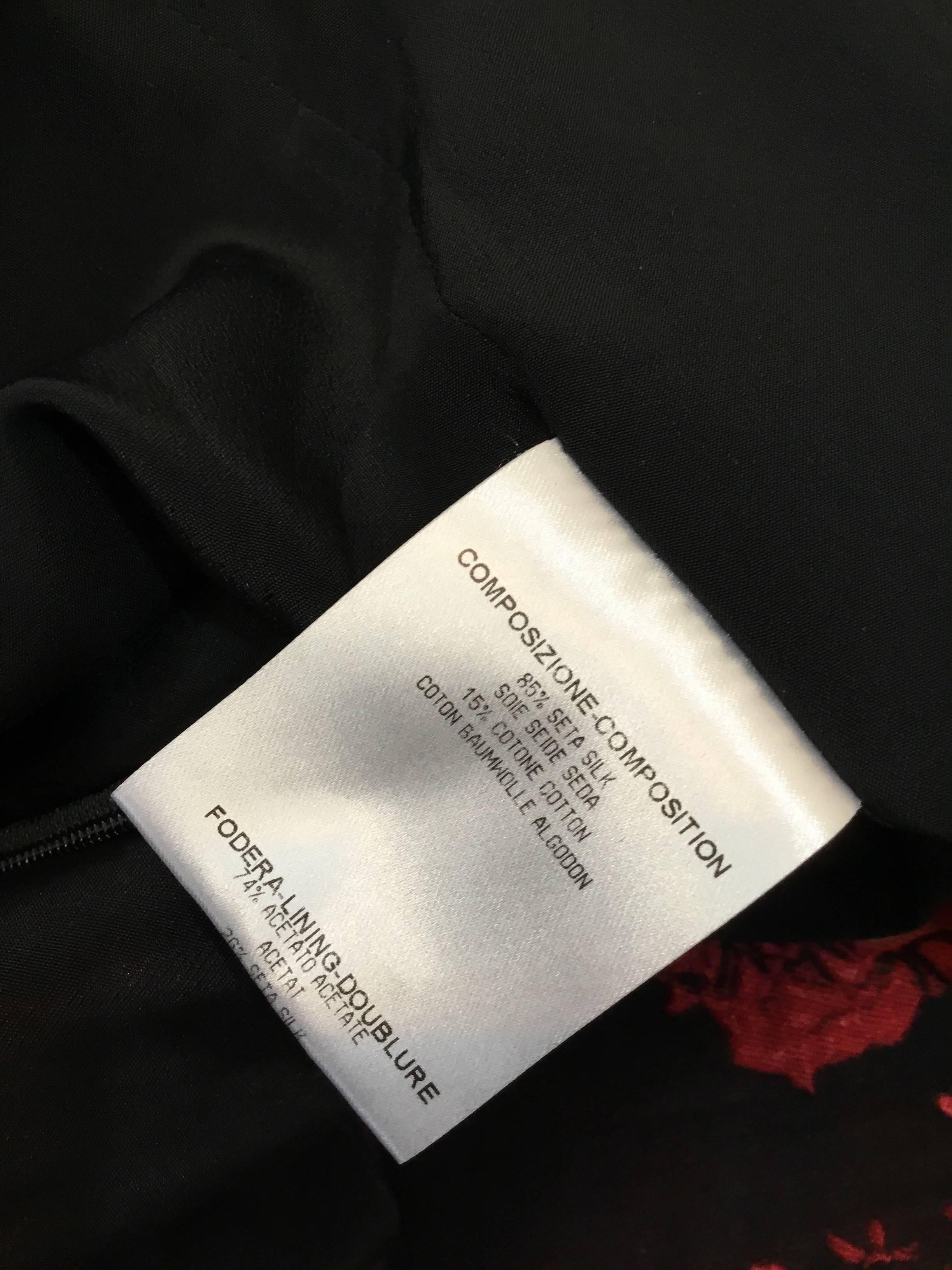Alexander McQueen Besticktes knielanges Wiggle-Kleid aus Seide, Pre Fall 2009  im Angebot 3