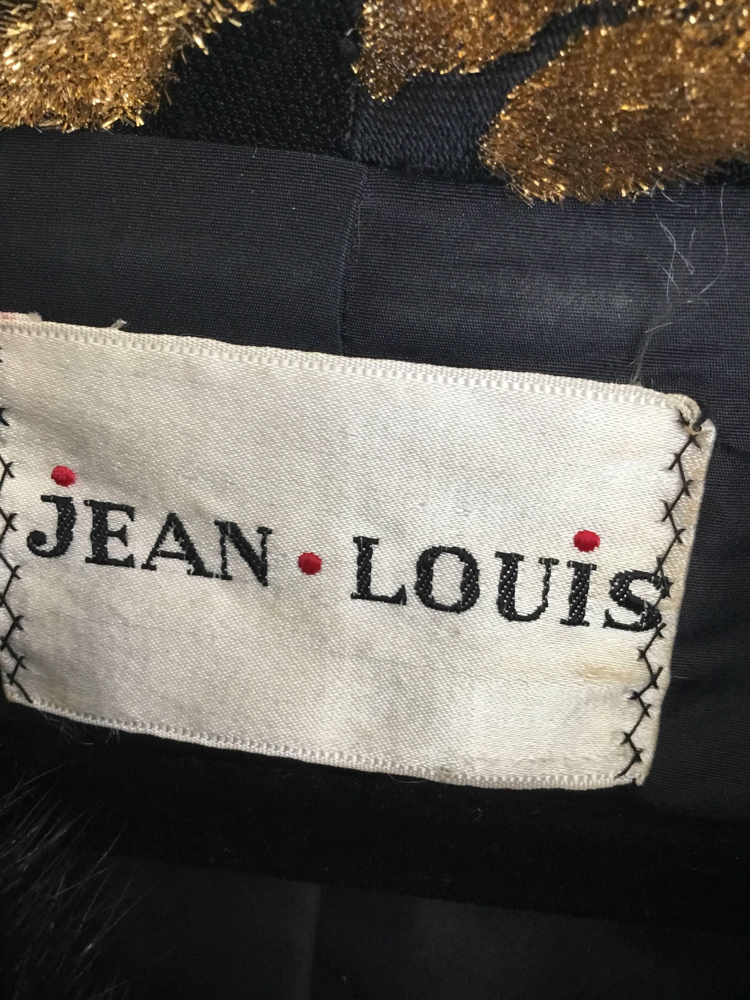 Jean Louis Gold Lamé Dress Jacket Suit, 1960s  3
