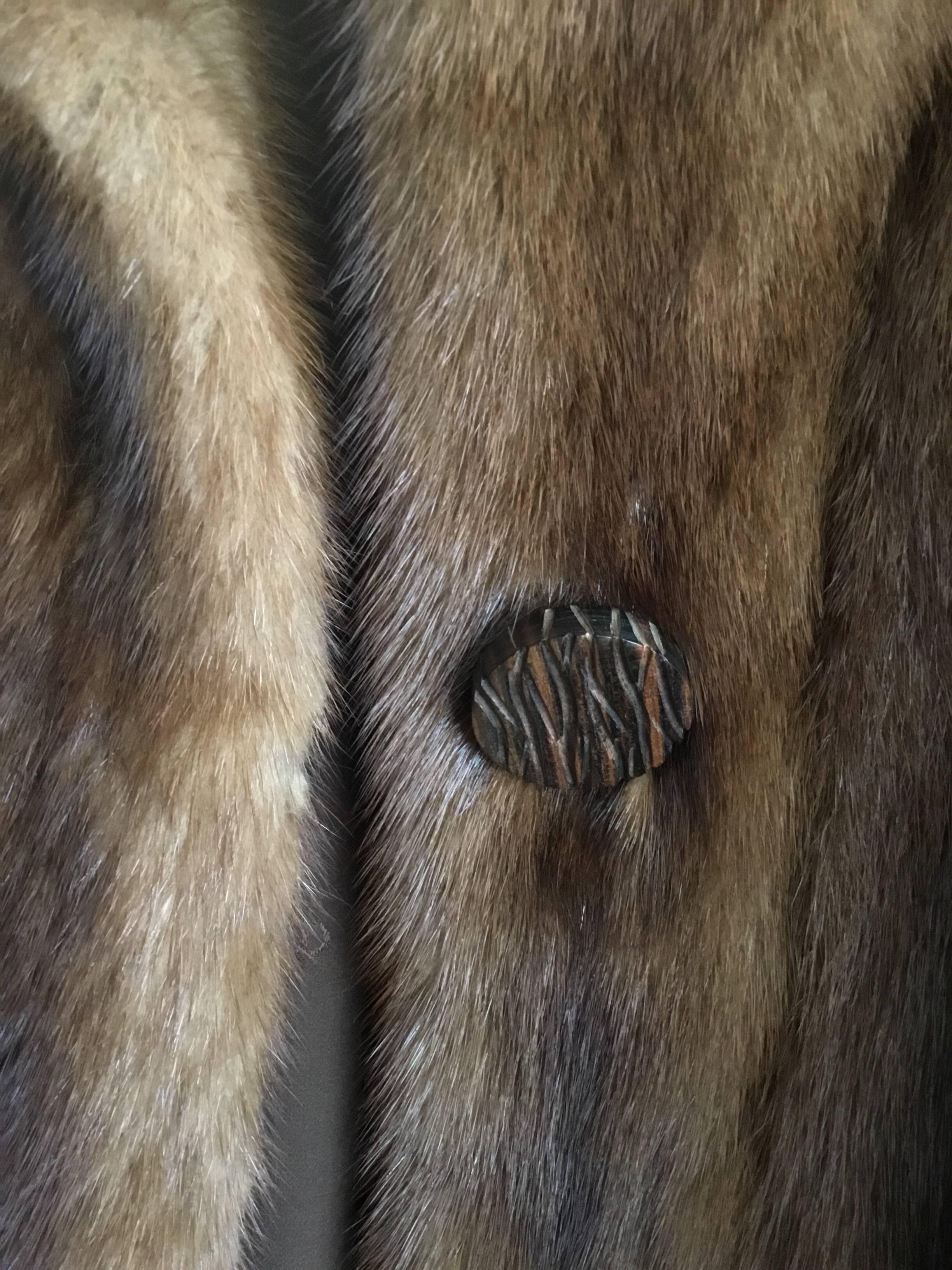 Women's Christian Dior Vintage Brown Mink Coat