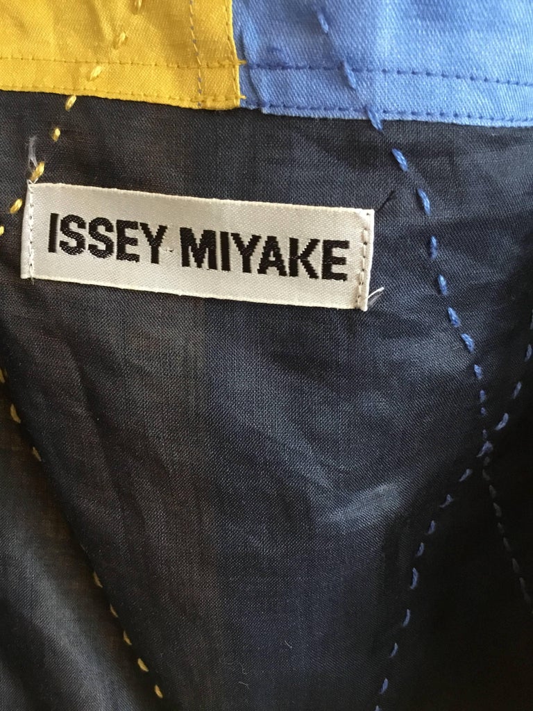 Issey Miyake Colorblock Jacket For Sale at 1stdibs