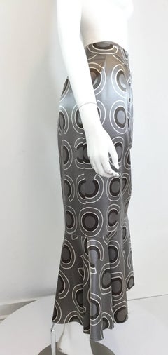 Chanel Fluted Coco Maxi Skirt, 2001