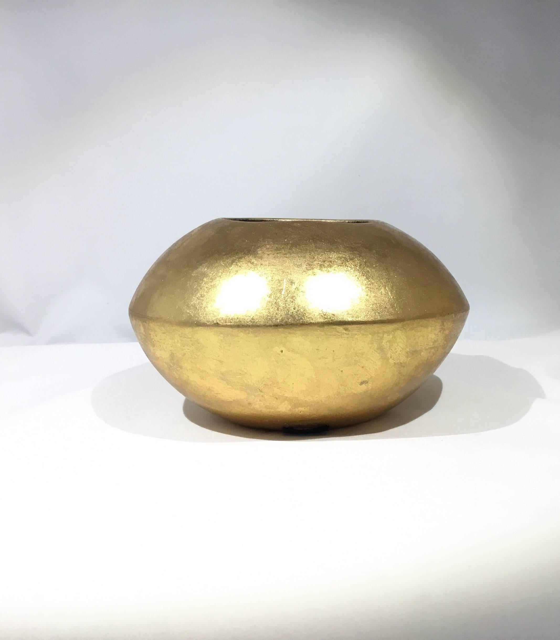Monies Massive Gold Foil Coconut Bangle at 1stDibs | gold coconut