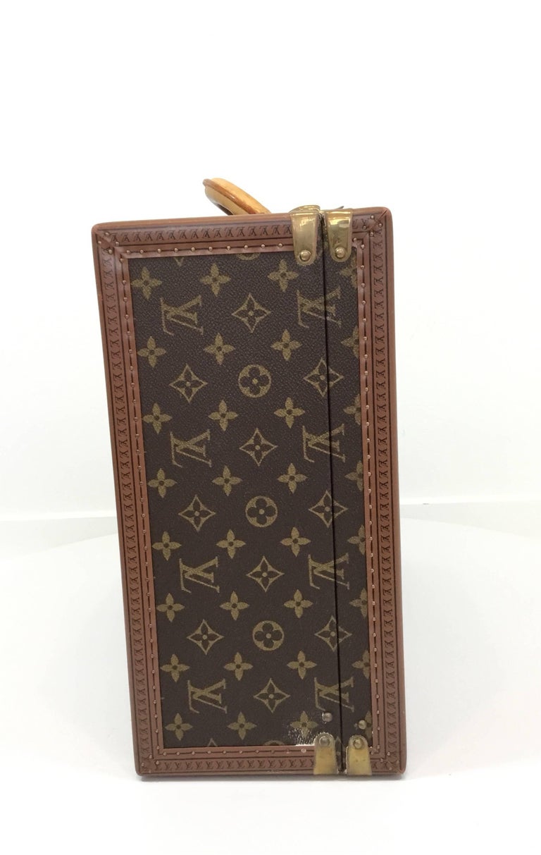 Louis Vuitton Vintage Monogram Hardcase Presidential Briefcase For Sale at 1stdibs