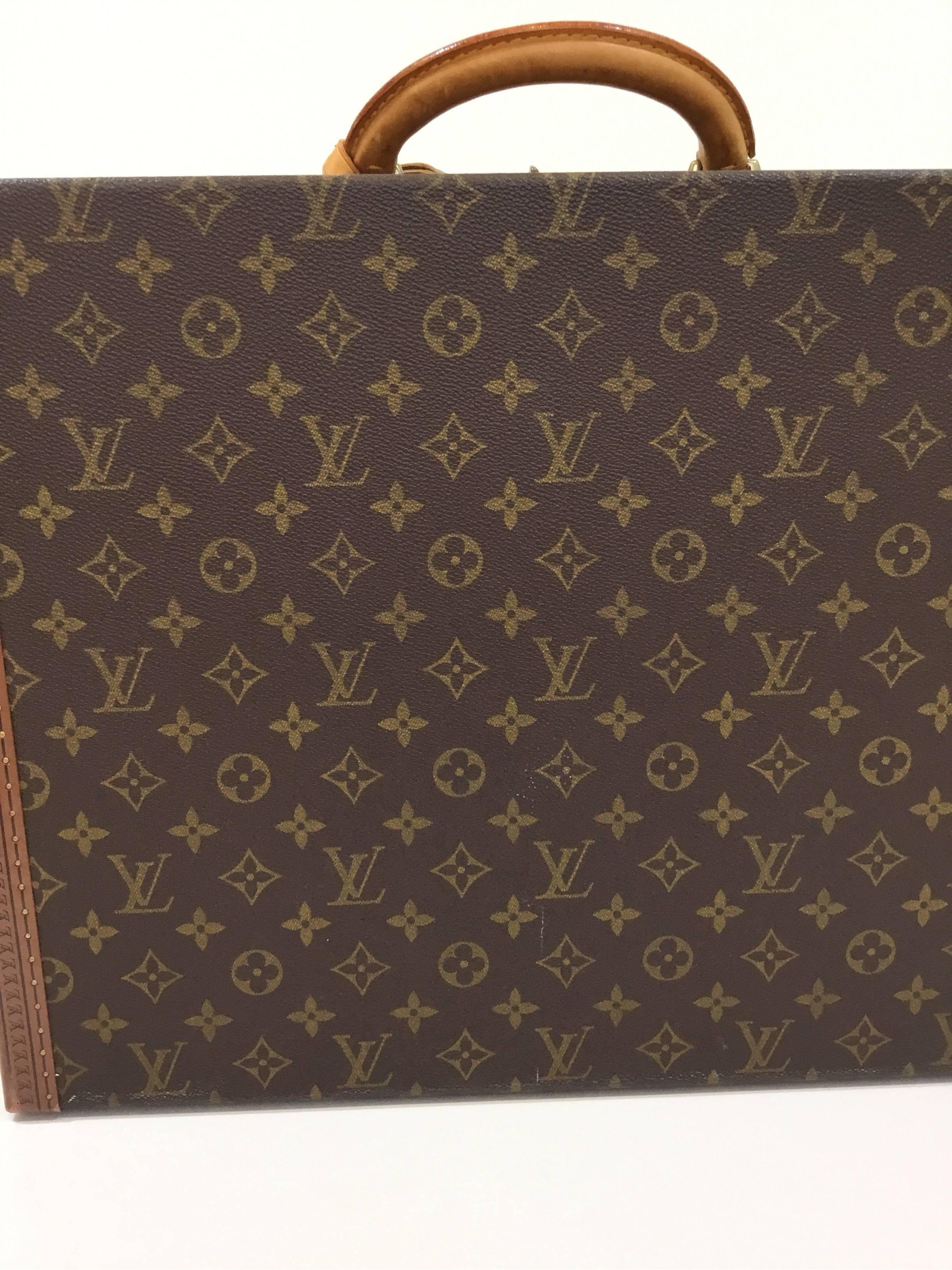 Louis Vuitton Vintage Monogram Hardcase Presidential Briefcase at ...