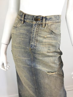 Ralph Lauren Collection Spring 2003 Runway Denim Maxi Skirt