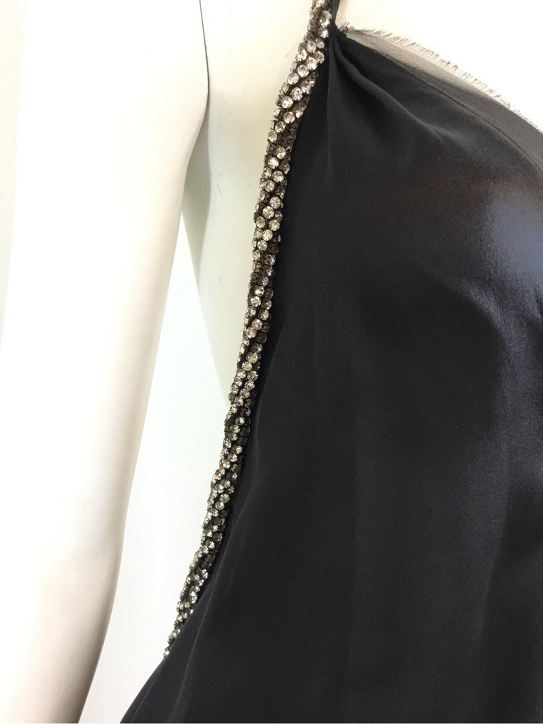 Chloé Silk Mini Dress Rhinestone Halter Strap at 1stDibs