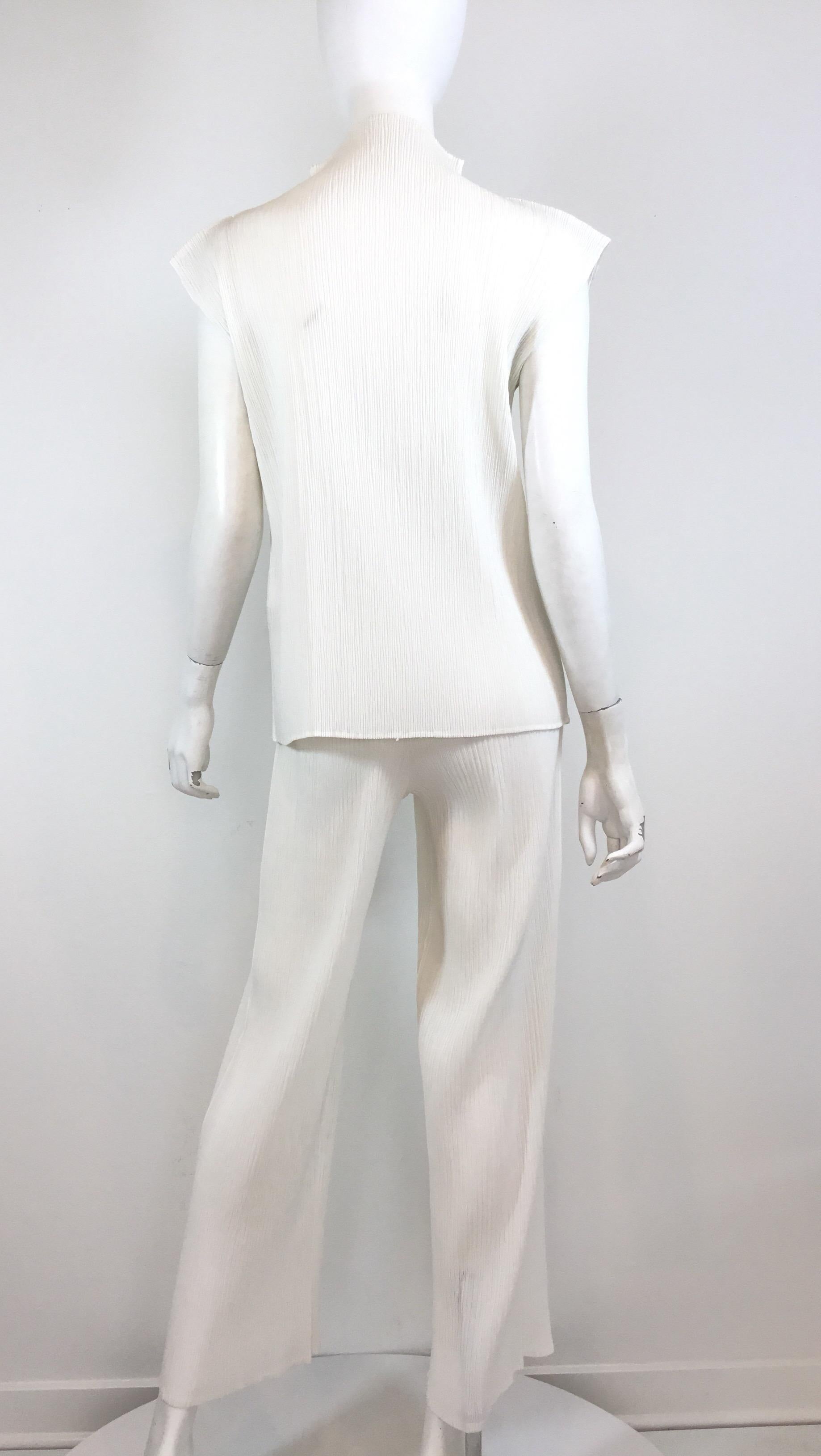 Issey Miyake Pleated Pant Set In Excellent Condition In Carmel, CA