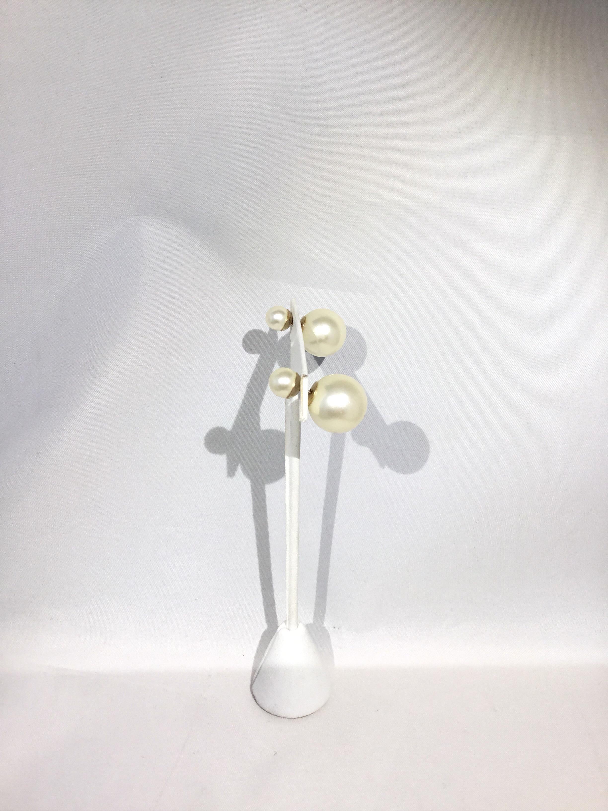 CHRISTIAN DIOR Tribal Pearl Mise En Dior Earrings 1