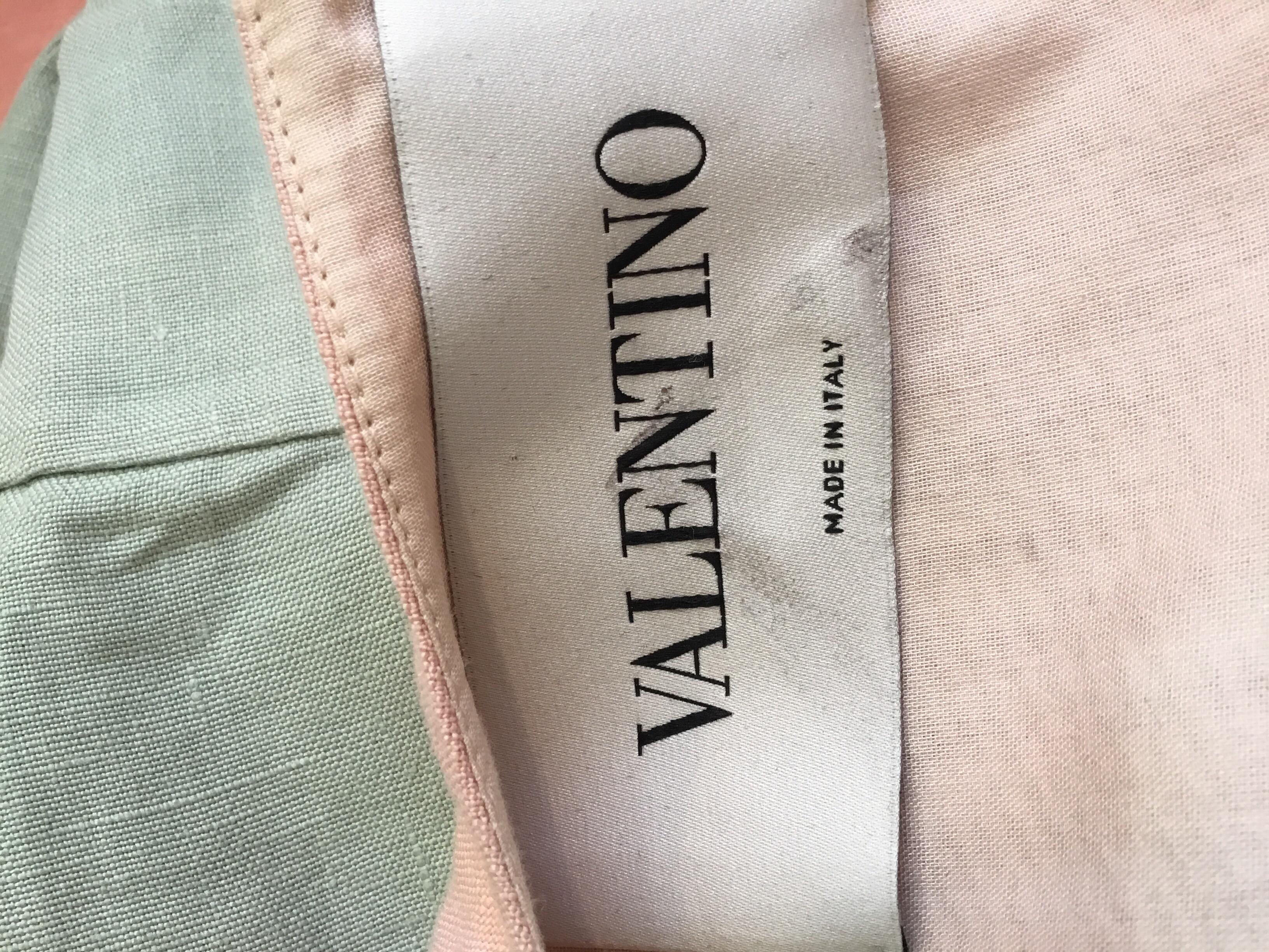 Valentino Pastel Linen Dress, Spring 2015  In Excellent Condition In Carmel, CA