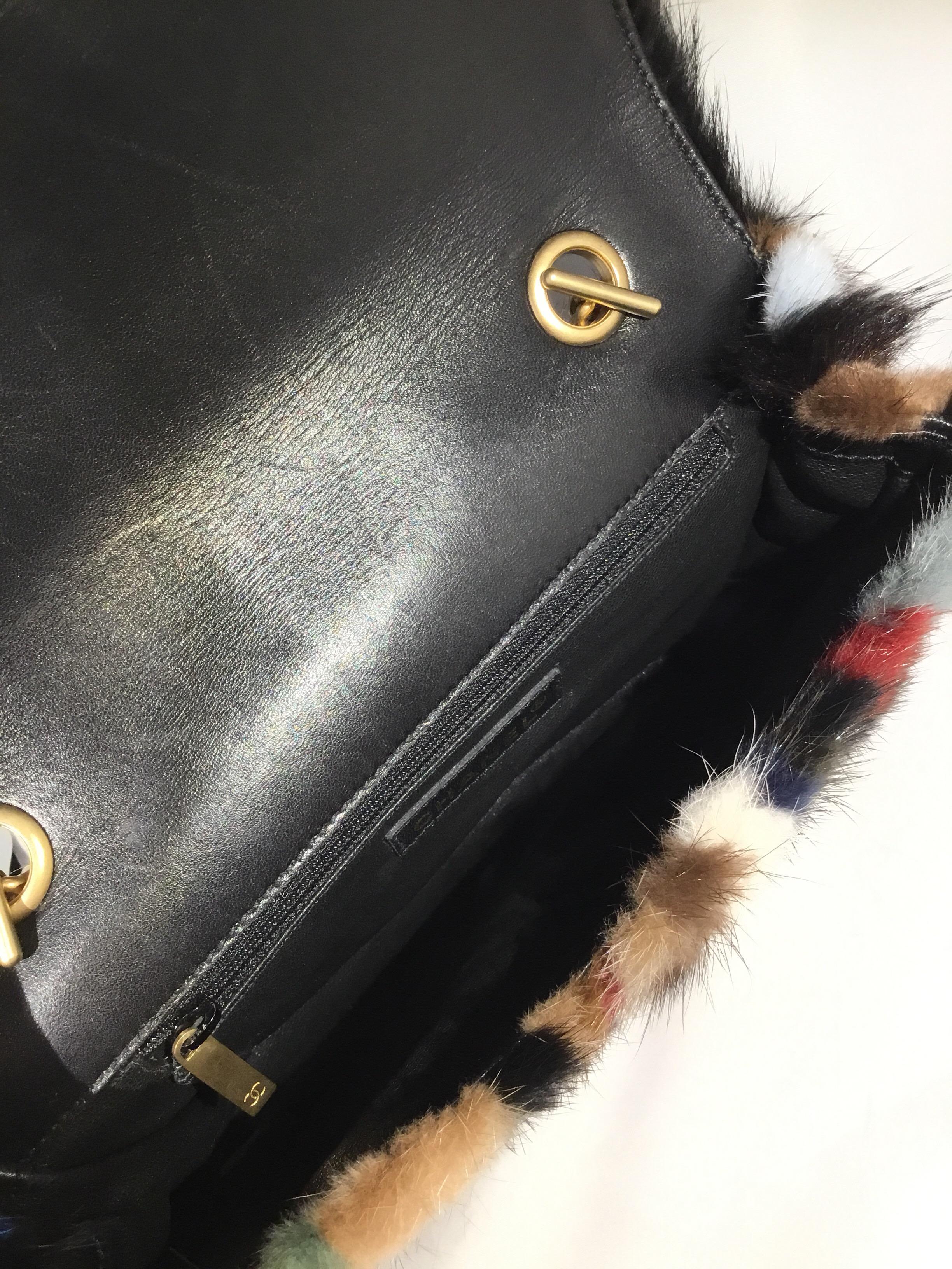 Chanel Mink Fur Chain Handle Bag 2001 A Collection 4