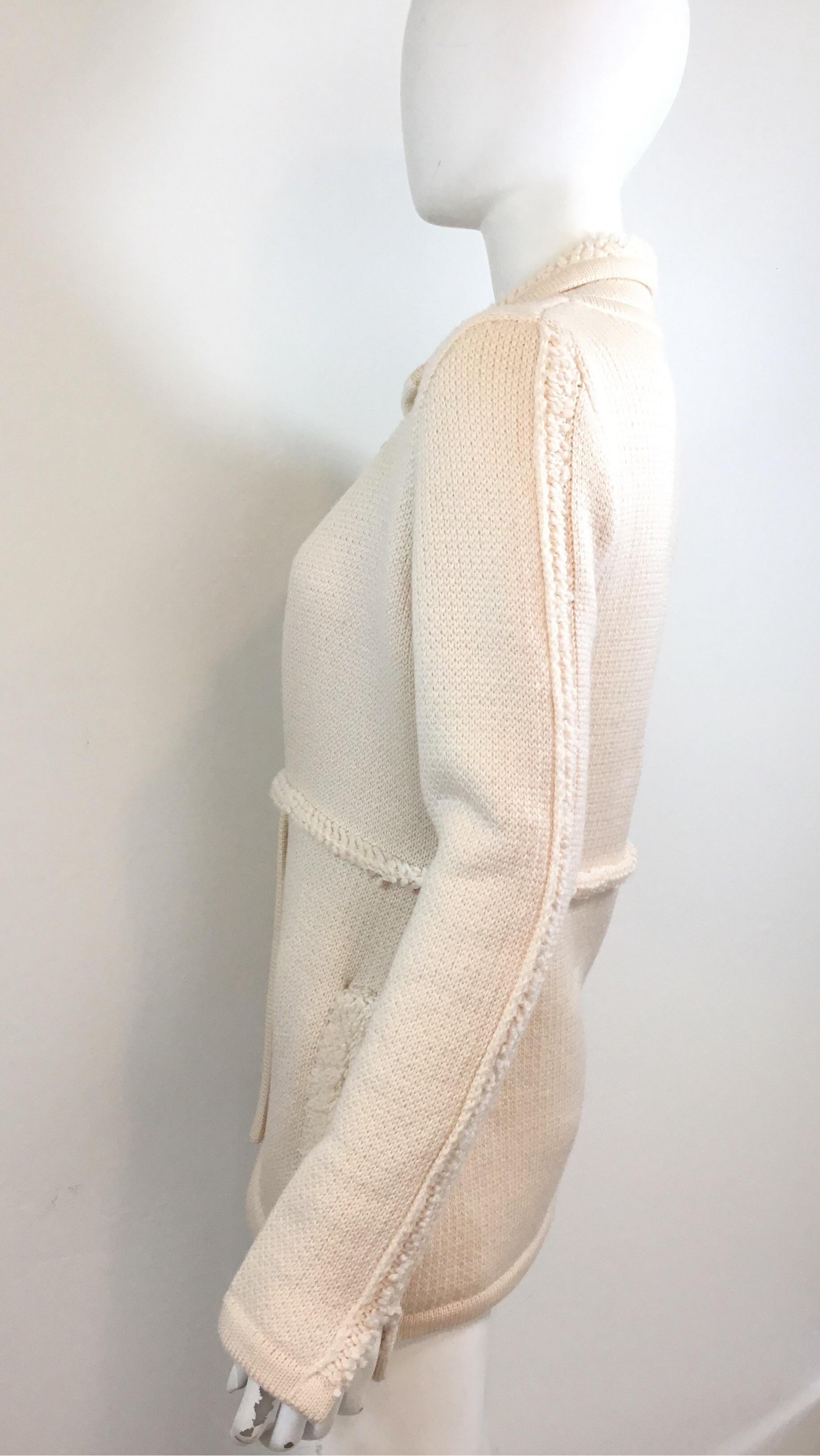 Chanel ID 2008 Knit Cardigan Sweater In Excellent Condition In Carmel, CA