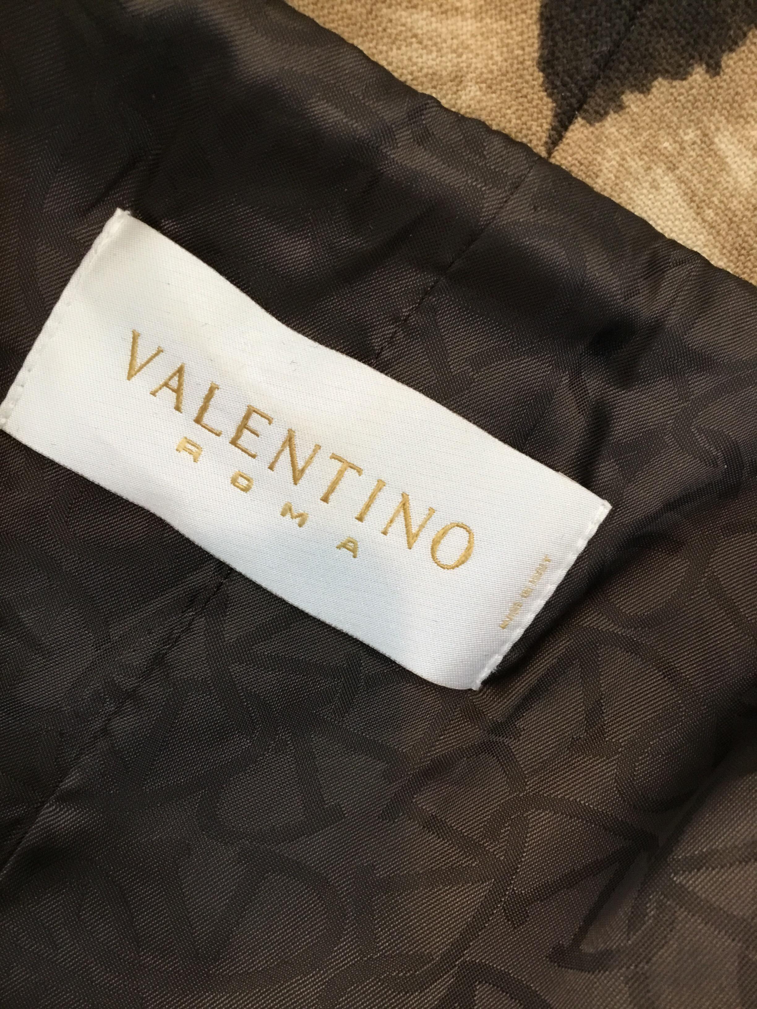 Women's Valentino Wool Print Blazer Jacket