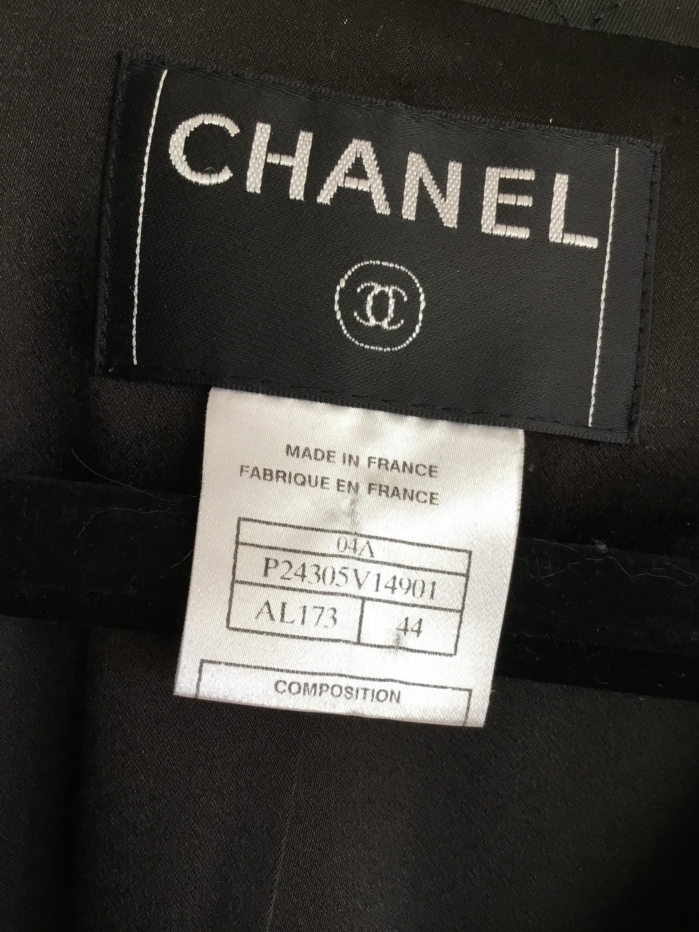 Women's Chanel Trench Coat with Chain Trim 2004 A