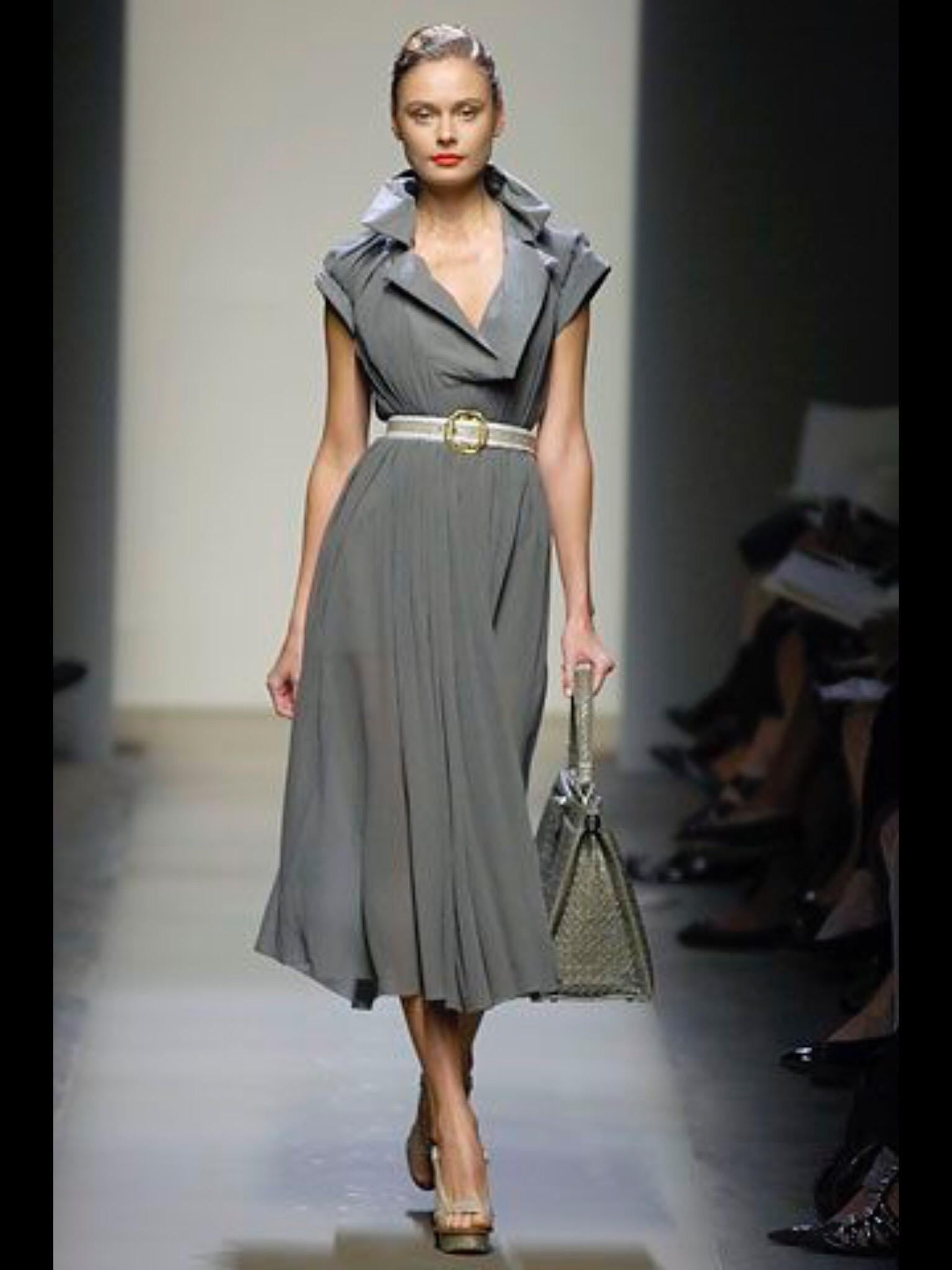 Bottega Veneta T.Maier Chiffon Overlay Dress SS 2008 3