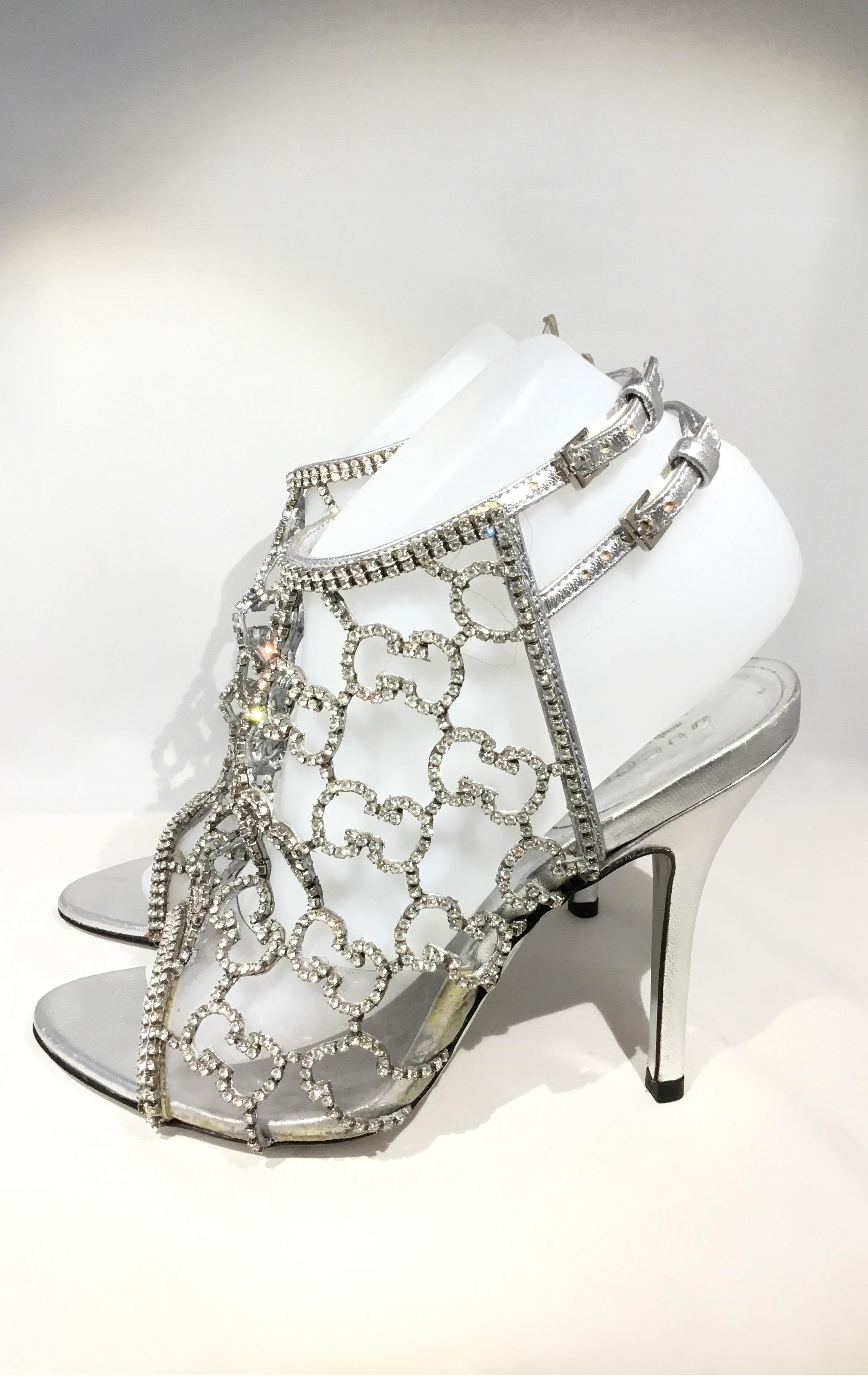 gucci rhinestone heels