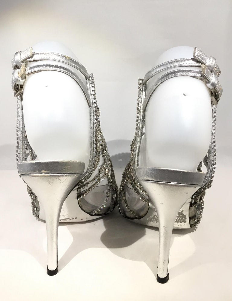 Gucci Rhinestone Encrusted GG Heels at 1stDibs | gucci rhinestone heels