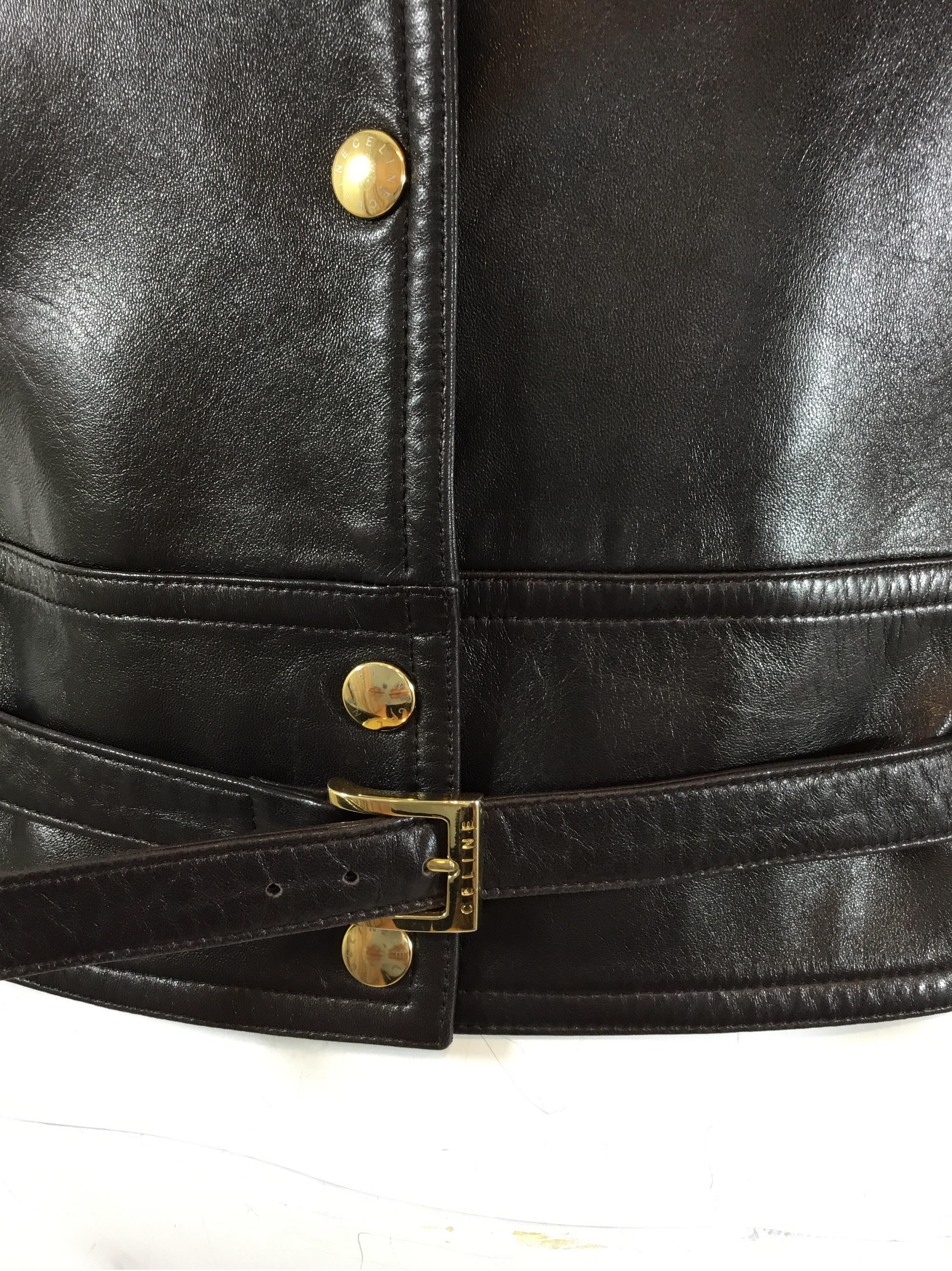 celine gold jacket