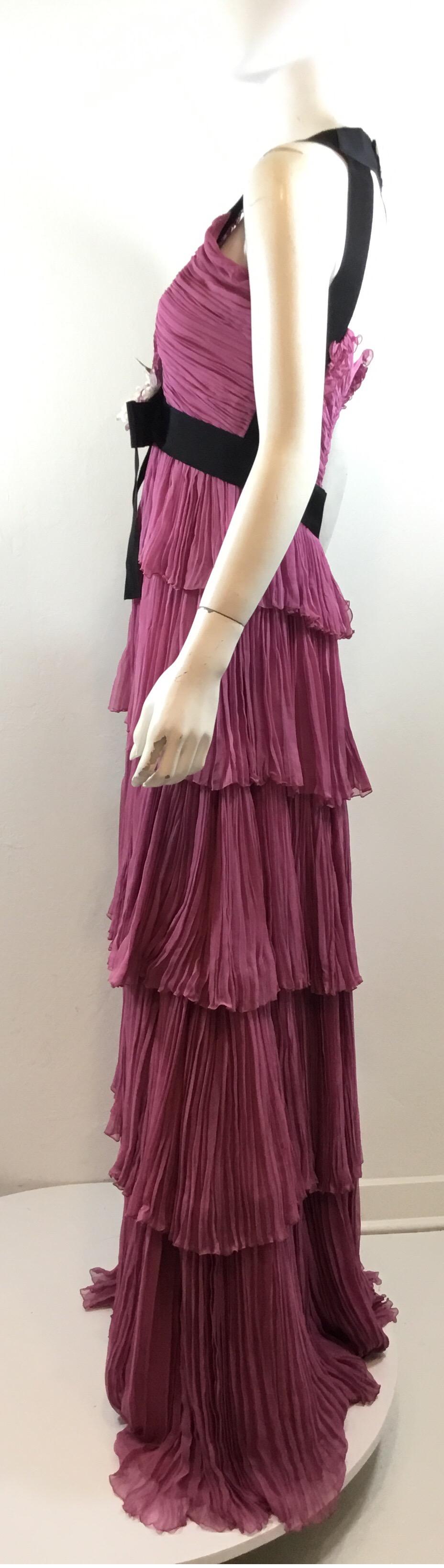 gucci chiffon dress