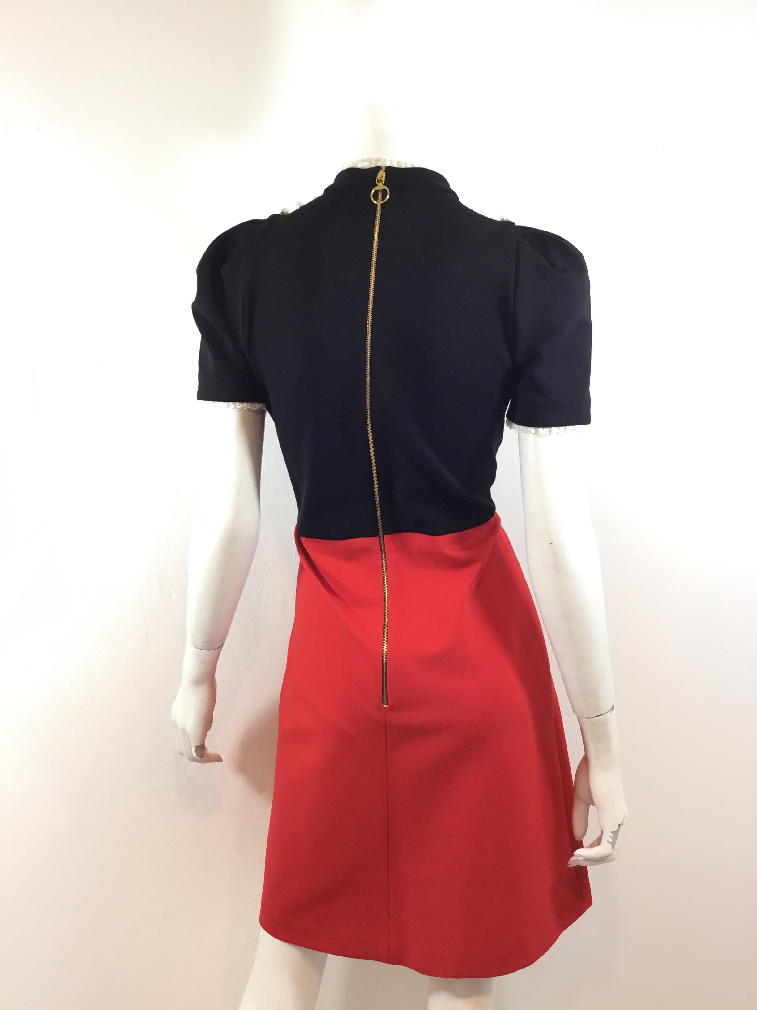 Women's Gucci 2016 Pearl and Jewel Embellished Dress