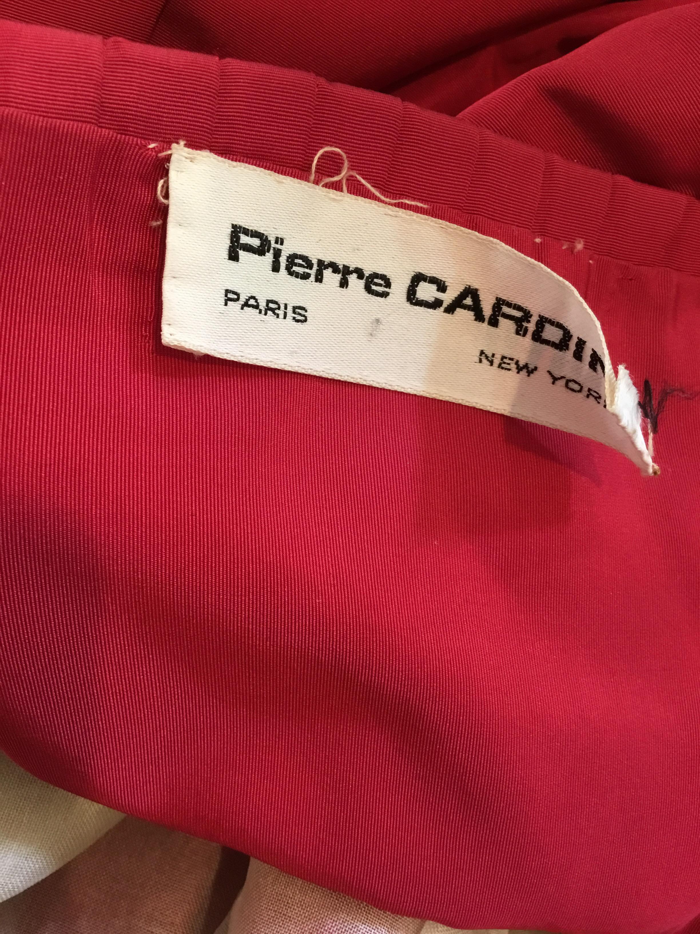 Pierre Cardin Vintage Skirt and Blouse Ensemble For Sale 1