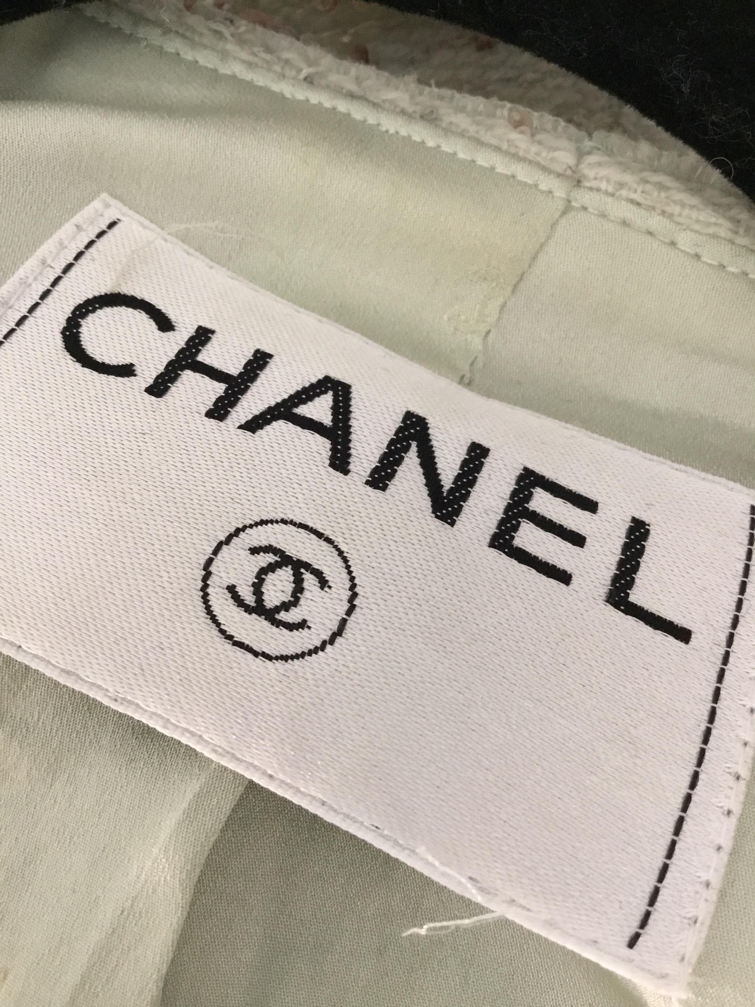 Chanel Knit Jacket with Ruffled Collar 1