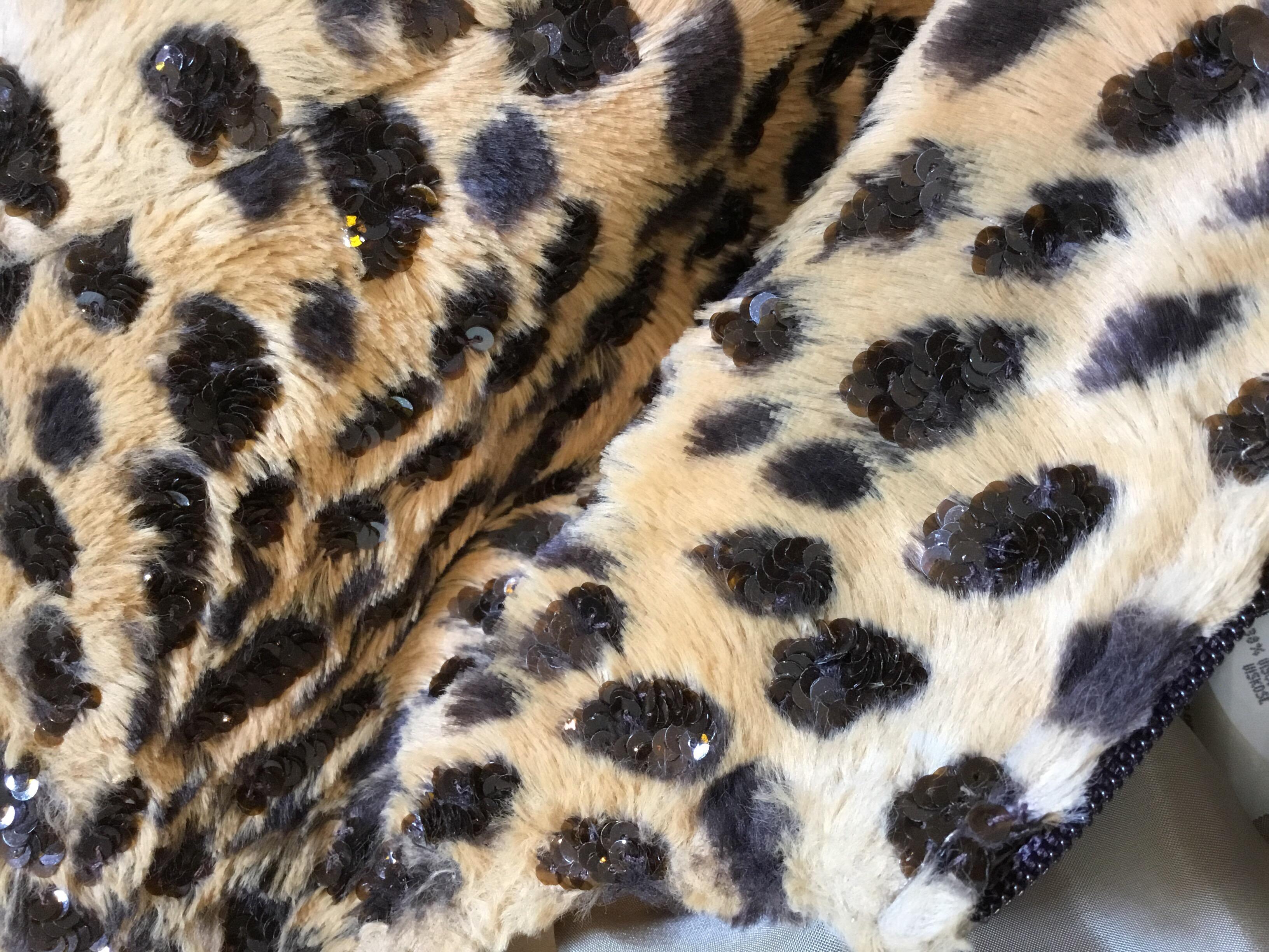 Valentino Leopard Print Jacket with Sequins 3