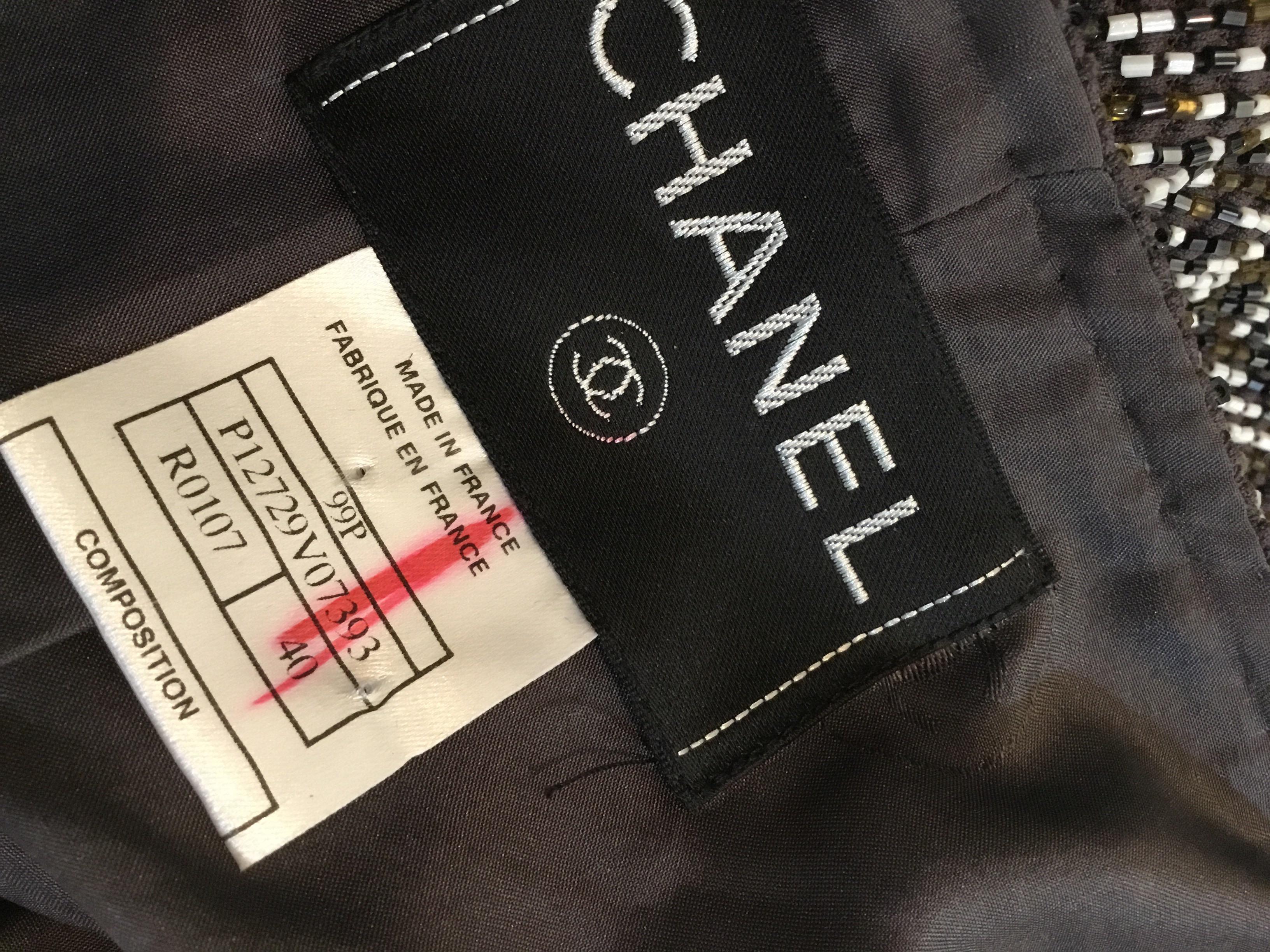 Chanel 1999 A Fully Beaded Jacket  1