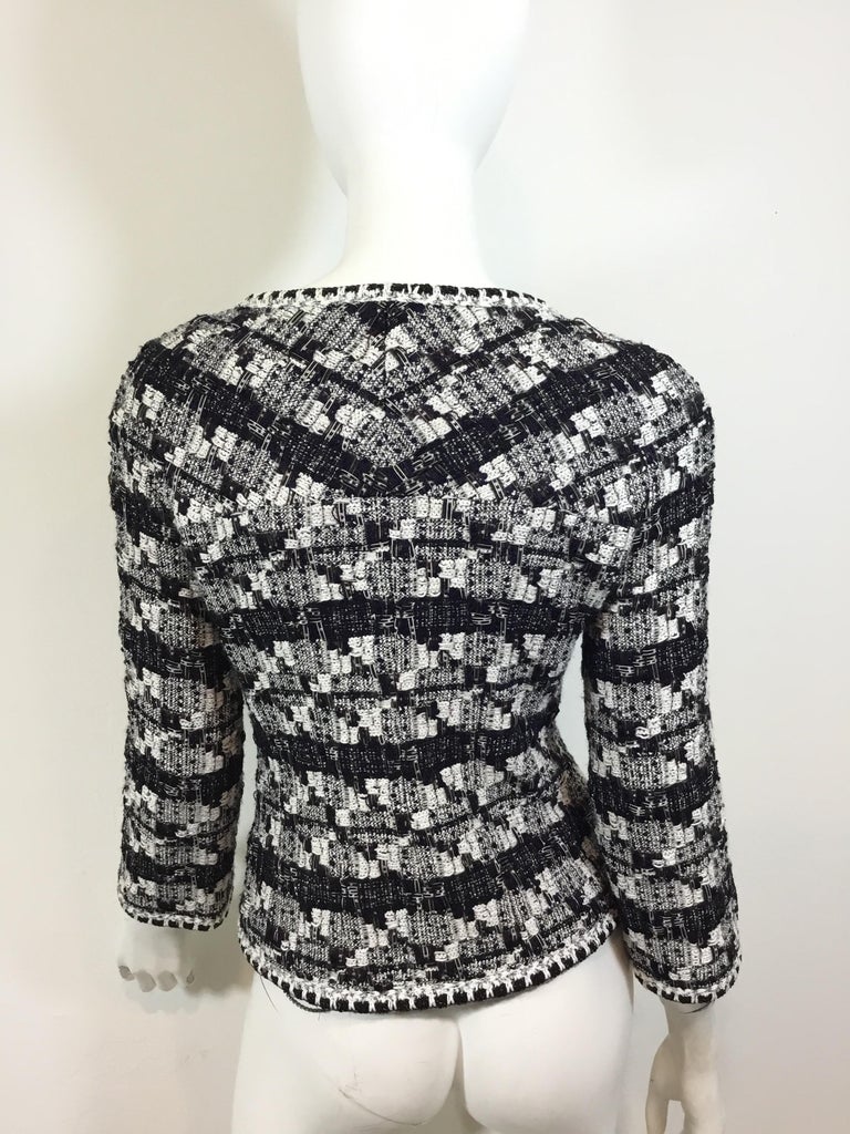 Chanel 06 C Tweed Jacket with Beaded Trim at 1stDibs