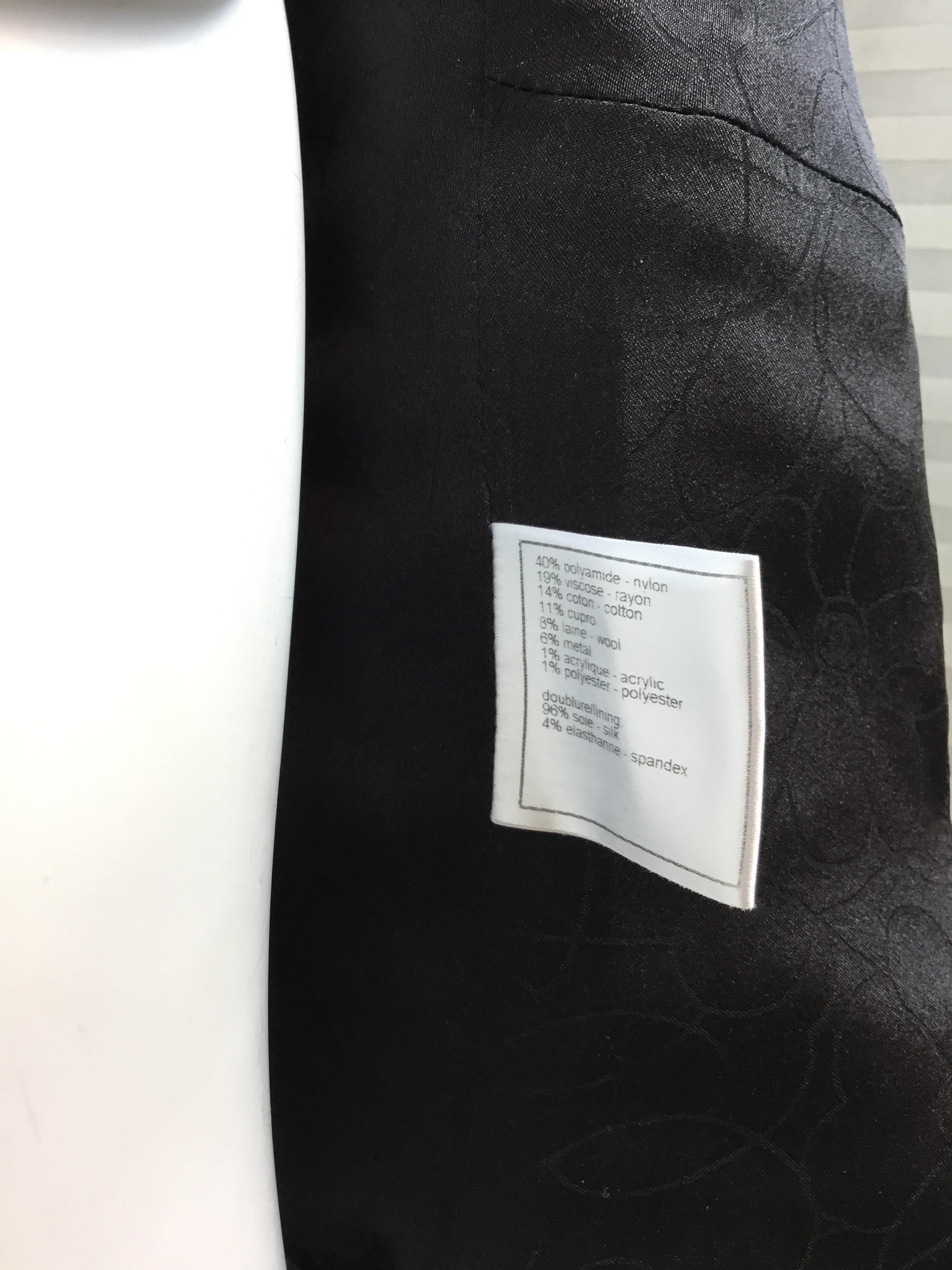 Chanel 06 C Tweed Jacket with Beaded Trim 5