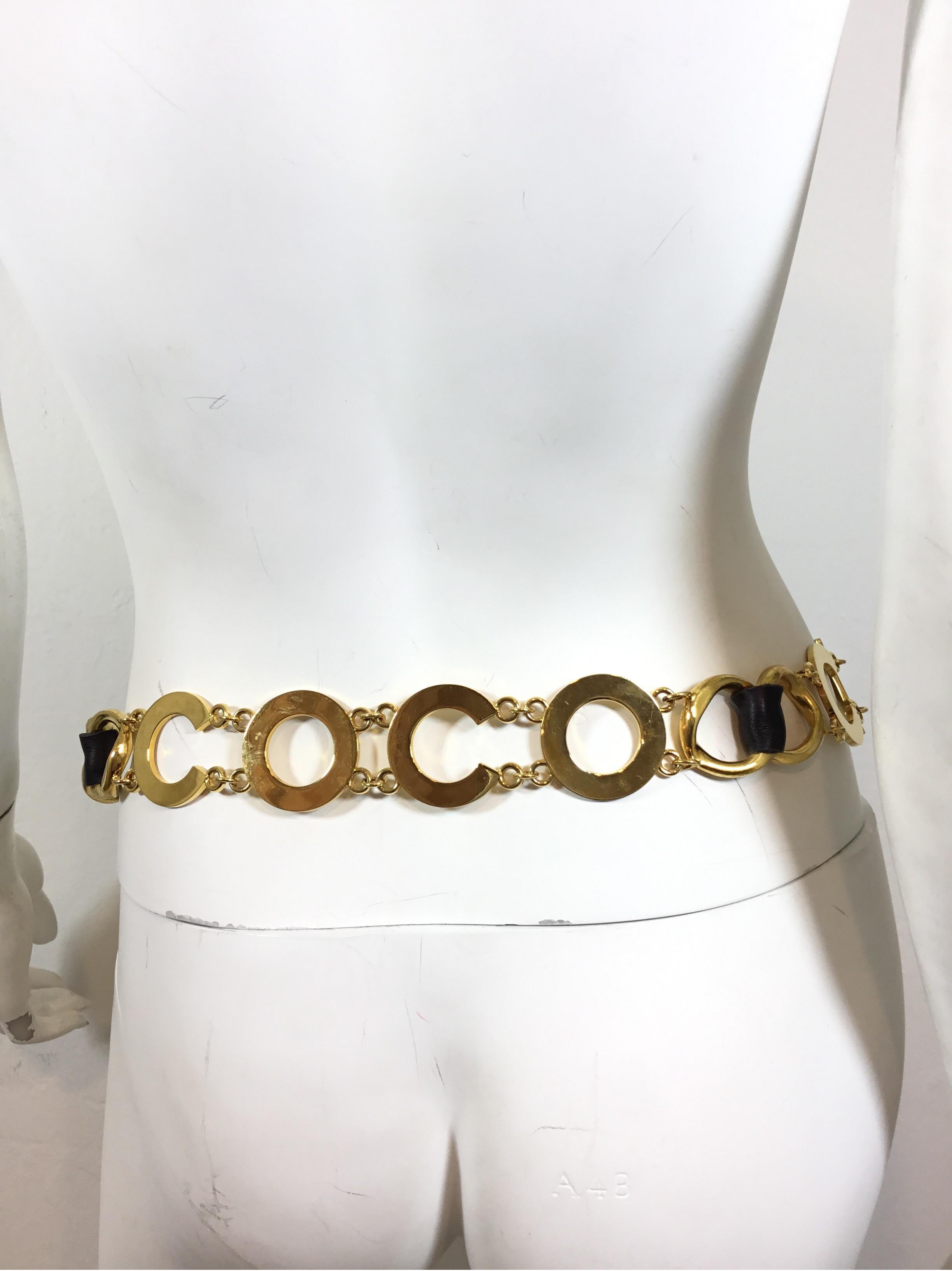 coco chanel belts