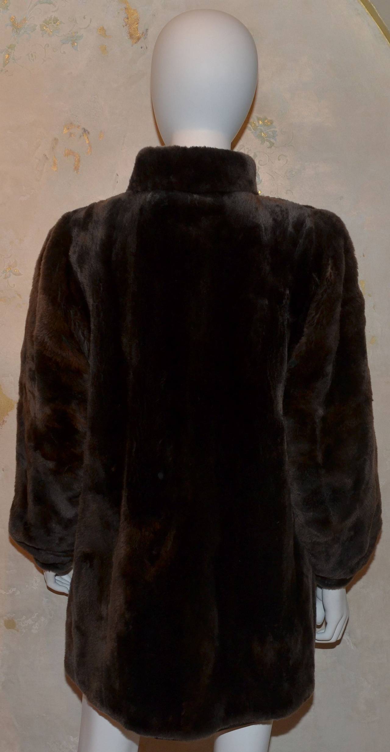 sheared beaver fur coat vintage