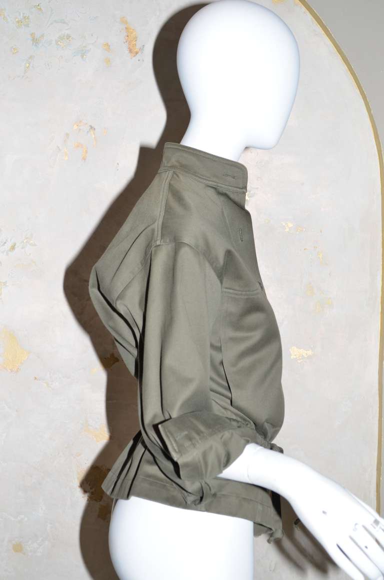 Yves Saint Laurent Rive Gauche Vintage 1970's Safari Jacket 1