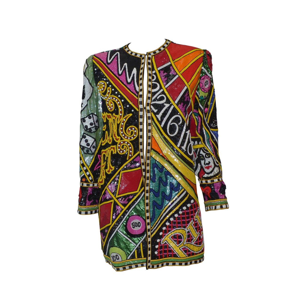 Bob Mackie Vegas / Monte Carlo Beaded Jacket