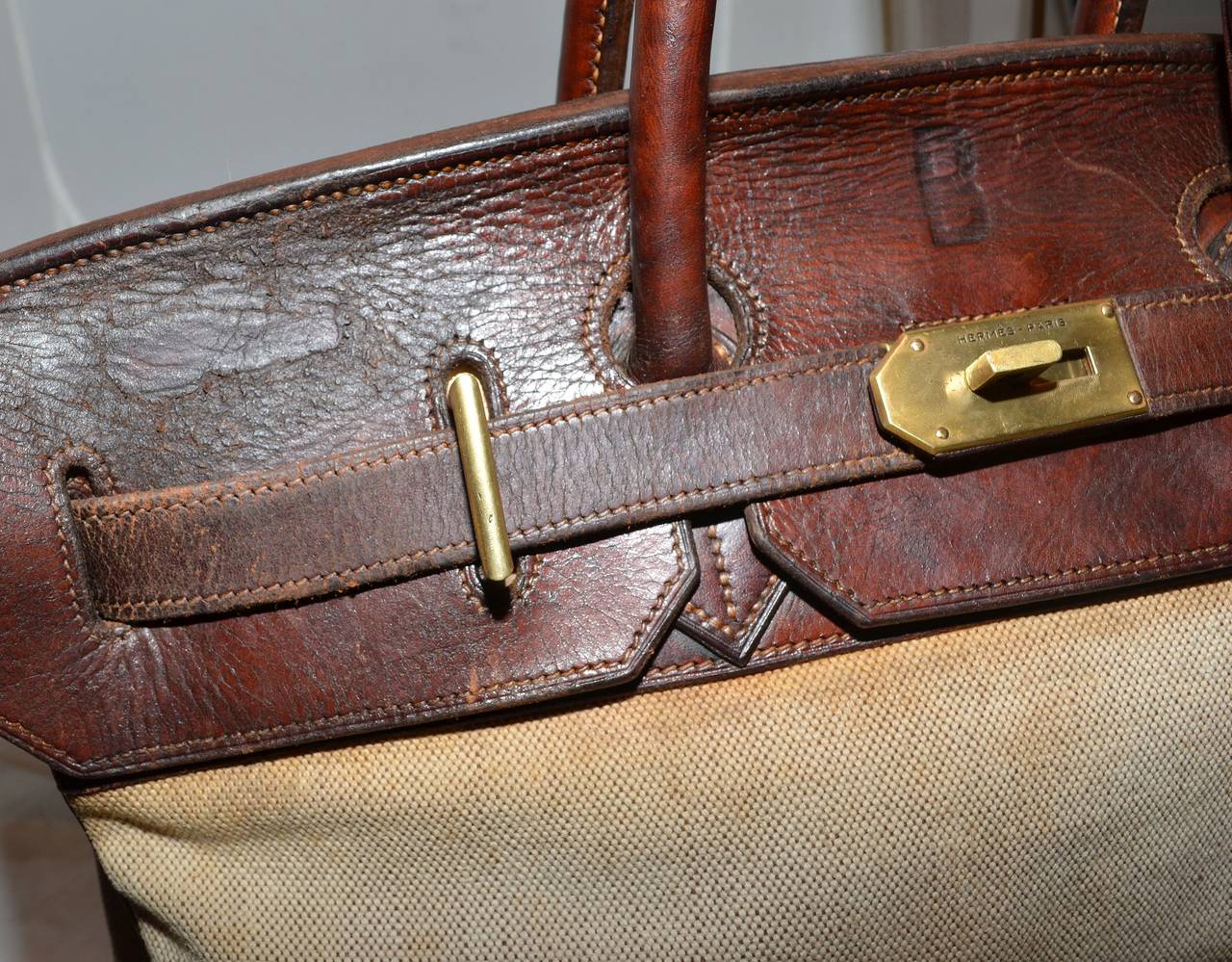 Hermes Vintage 1959 Haut a Courroie HAC Bag 4