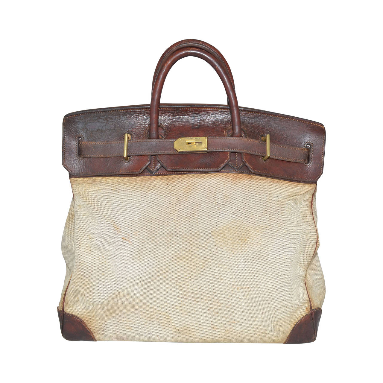 Hermes Vintage 1959 Haut a Courroie HAC Bag sur 1stDibs | haut a courroie  hermes