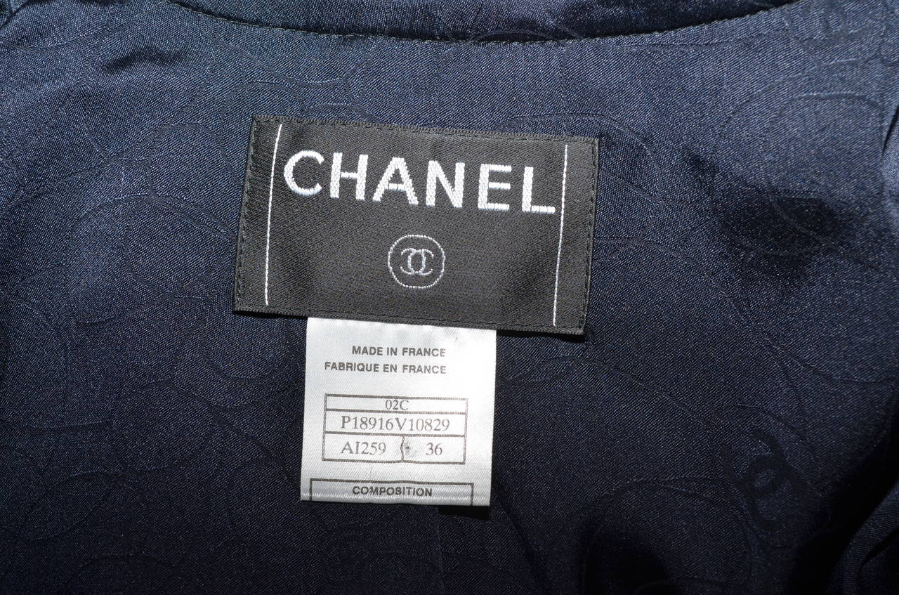 navy chanel jacket