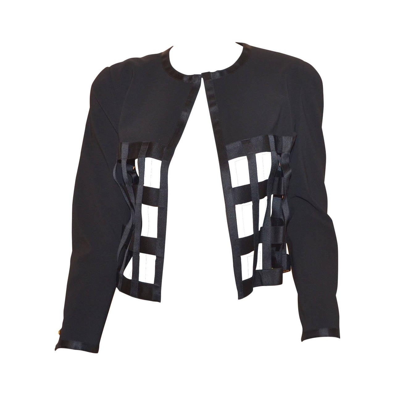 Chanel Vintage Collection 29 F/W 1992 Bird Cage Jacket at 1stDibs
