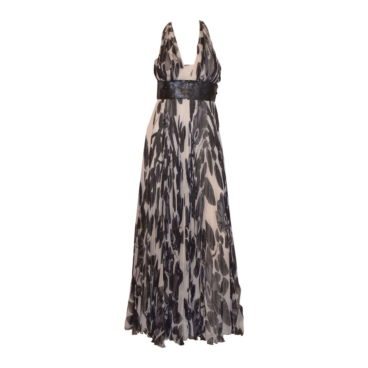 Versace Silk Chiffon Gown