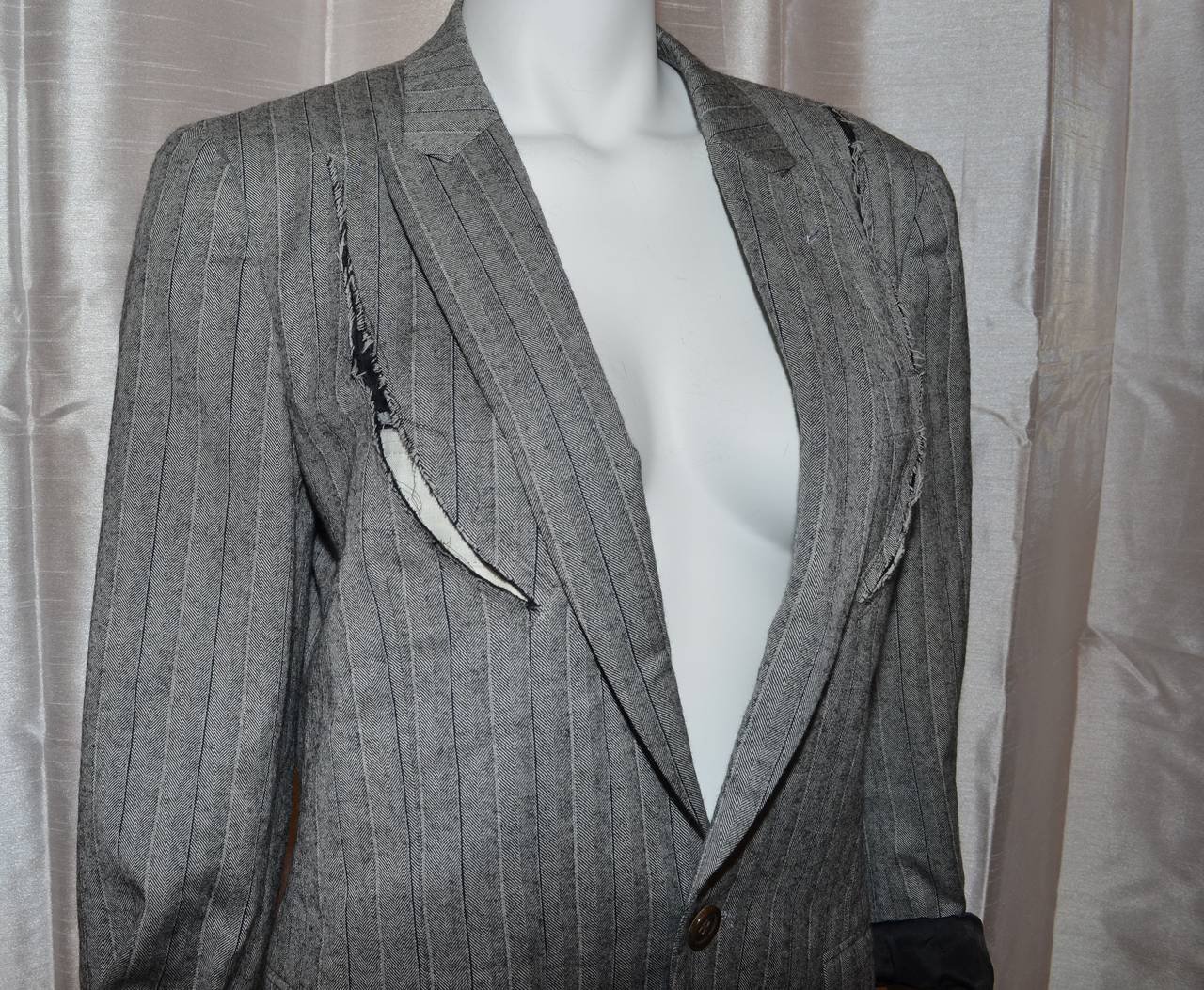 Comme des Garcons AD 2006 Wool Blazer In Excellent Condition In Carmel, CA