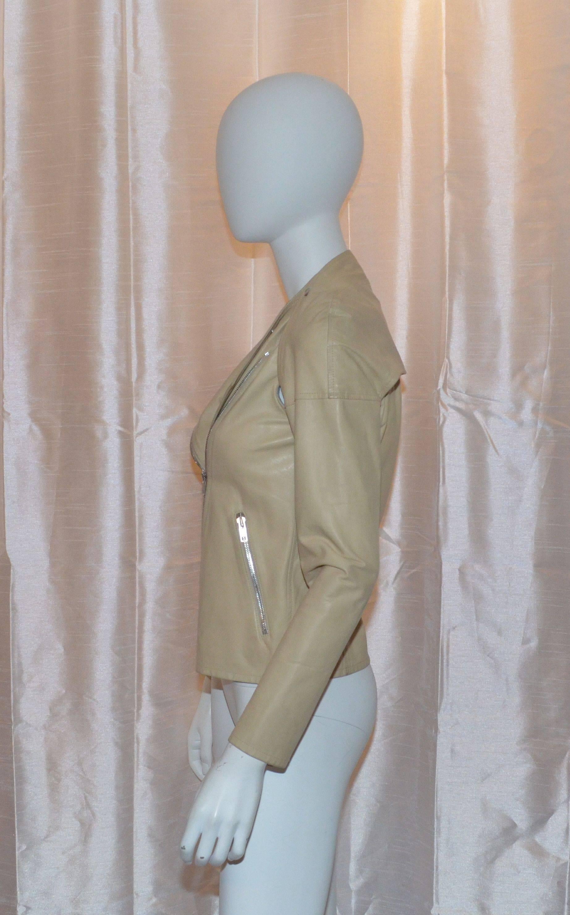 Brown Martin Margiela Leather 3-way Vest + Shrug + Jacket