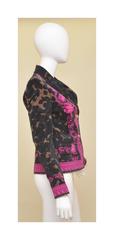 Gianni Versace Velvet Medusa Print Jacket