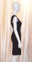 Herve Leroux (Leger) Couture Label LBD Jersey One Shoulder Dress