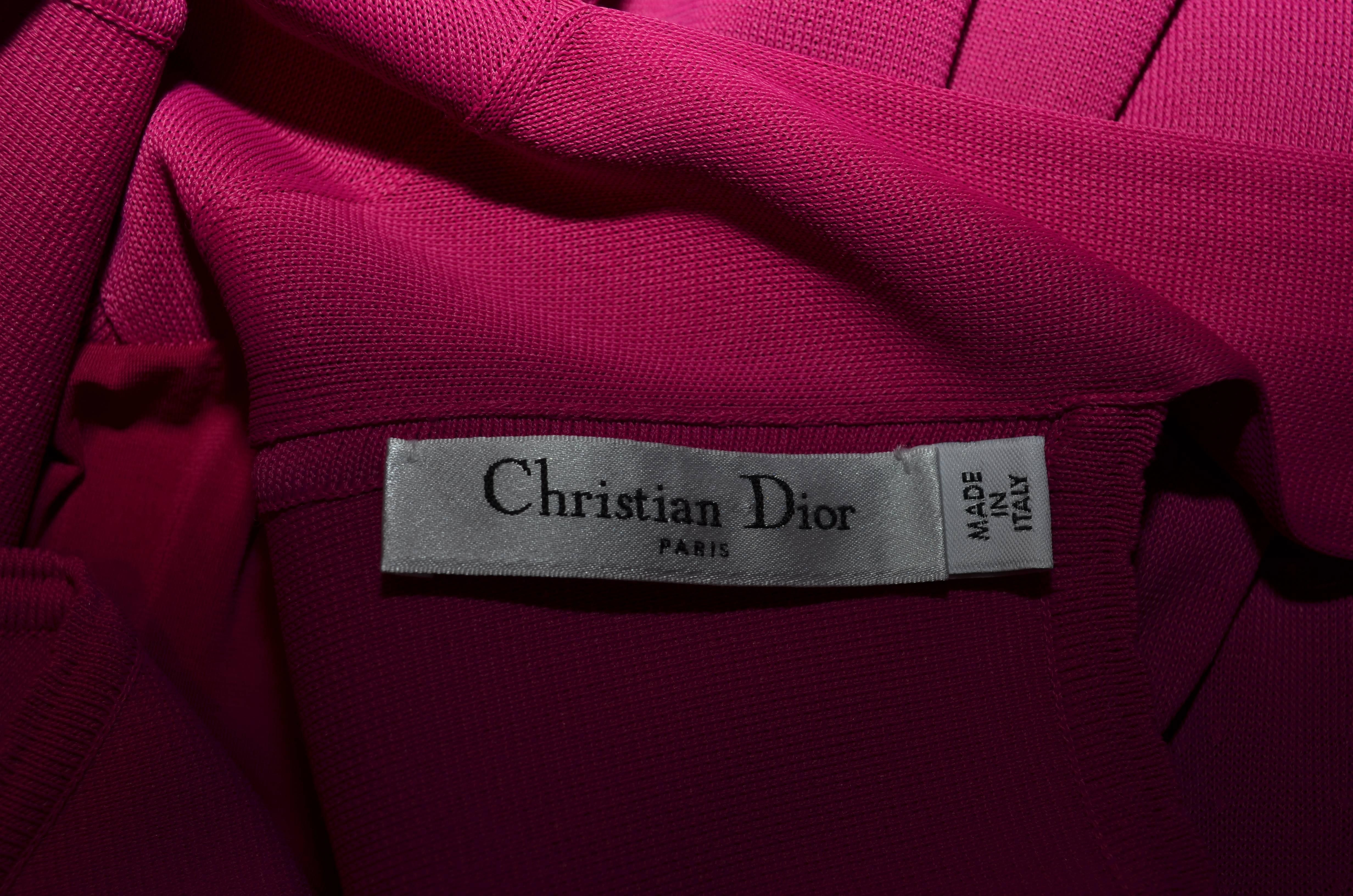 Christian Dior Fit n Flare Dress In Excellent Condition In Carmel, CA