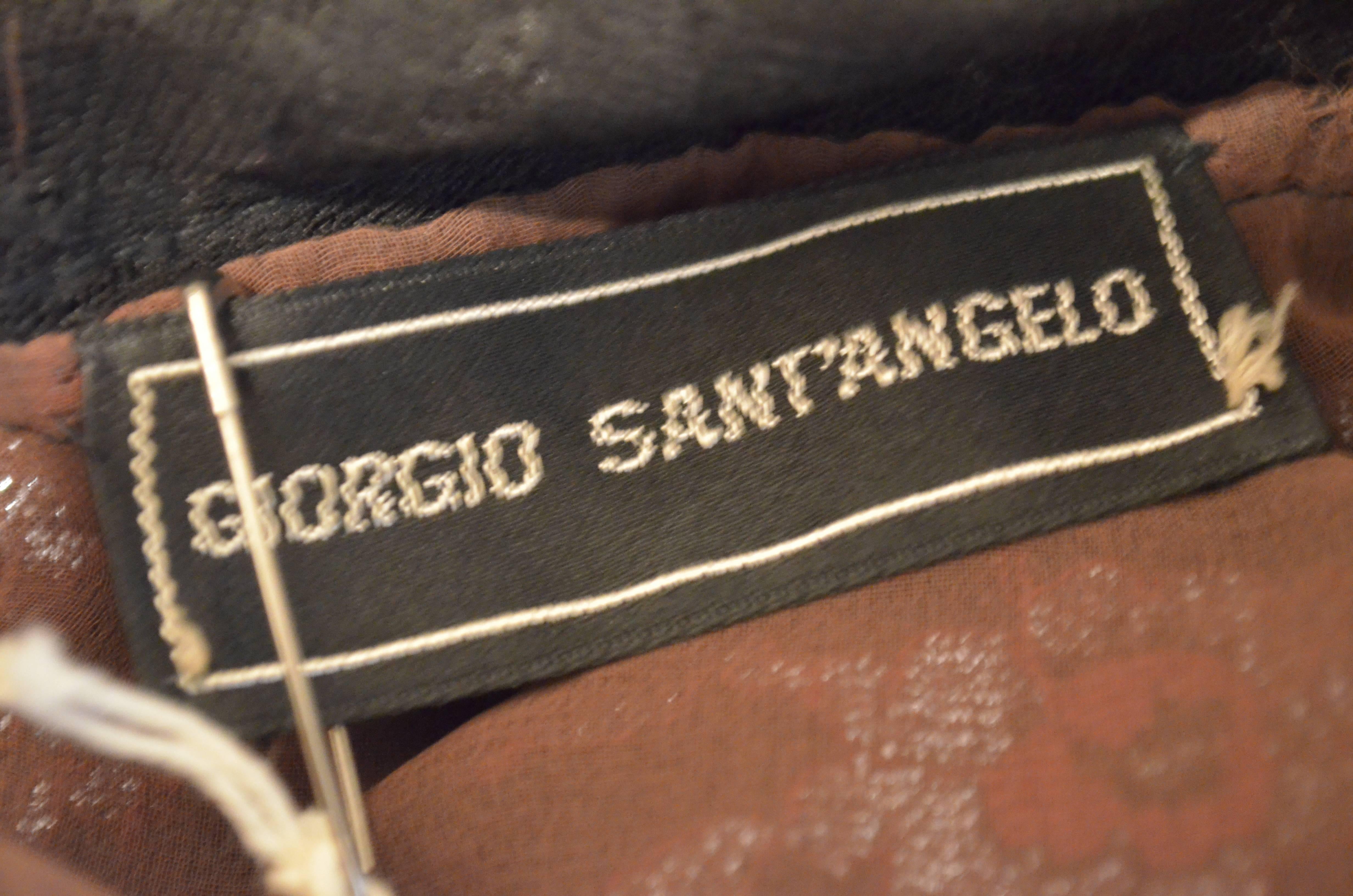 Giorgio Sant Angelo: mehrlagiges Spitzenkleid, 1970er Jahre im Zustand „Hervorragend“ im Angebot in Carmel, CA