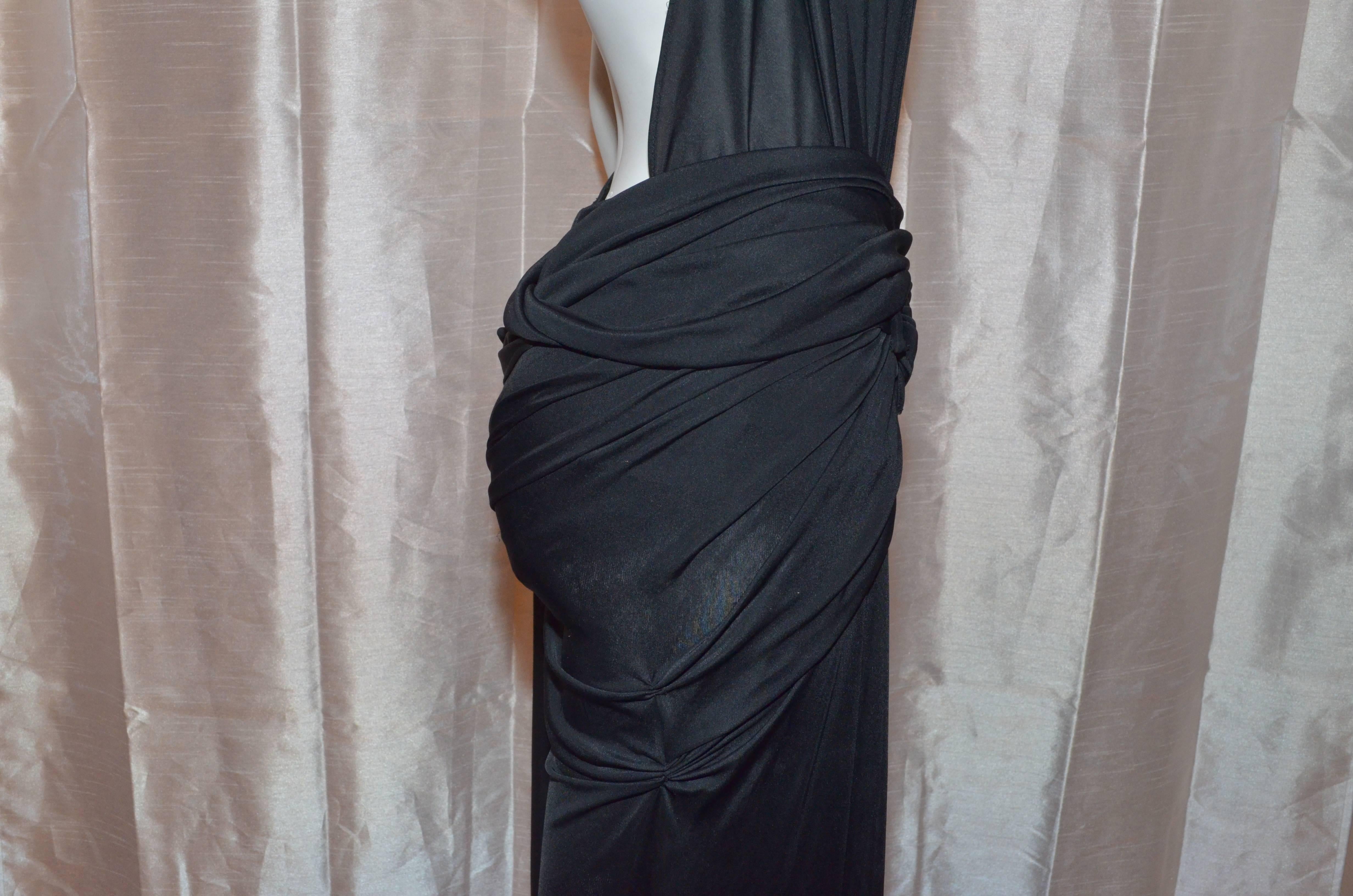 Versace Vintage Silk Jersey Gown 2
