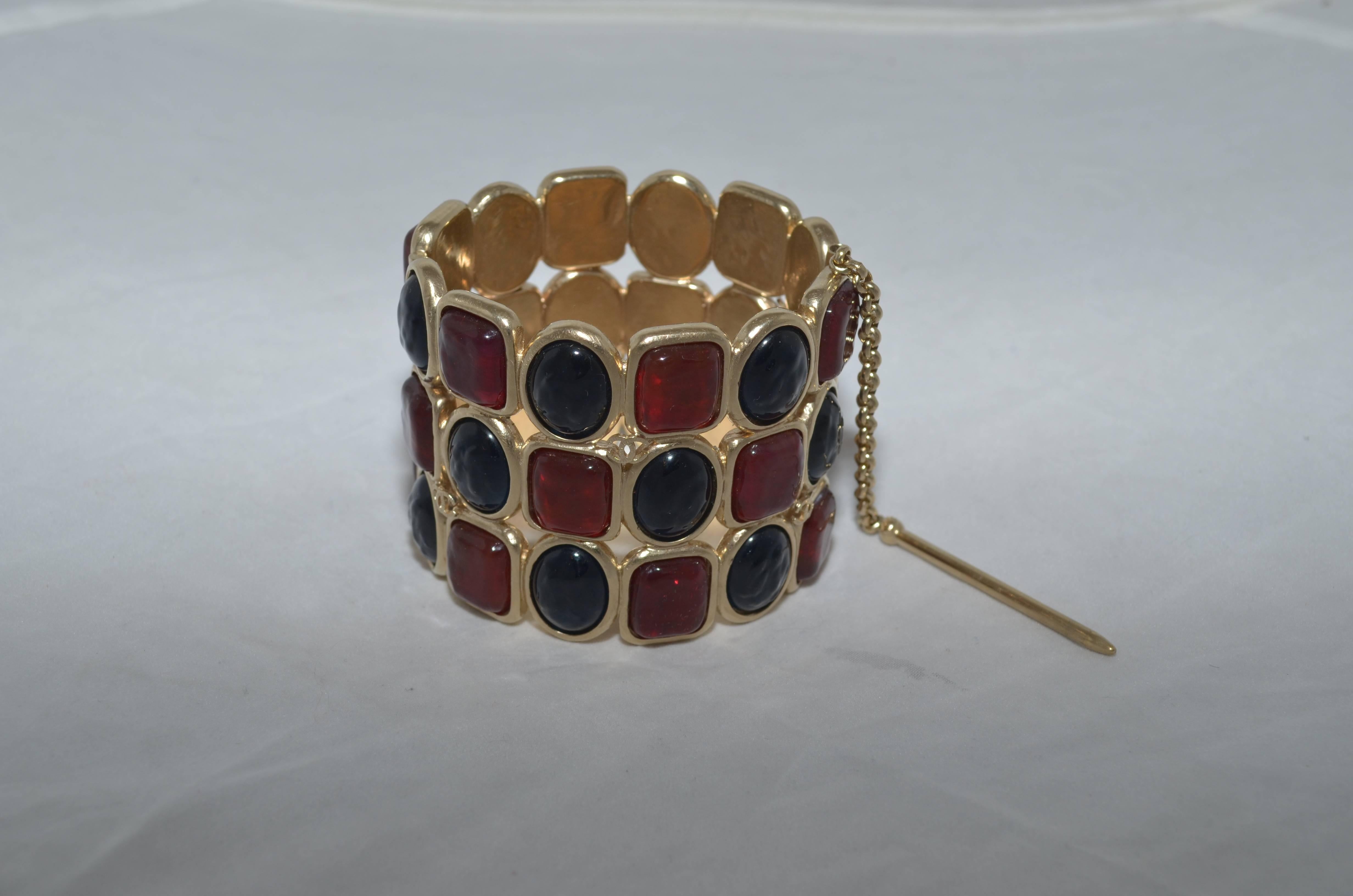 Byzantine Chanel 2011 Gripoix Bracelet 