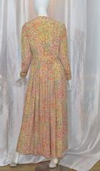 Norell Tassel Floral Dragonfly and Ladybug Midi Dress