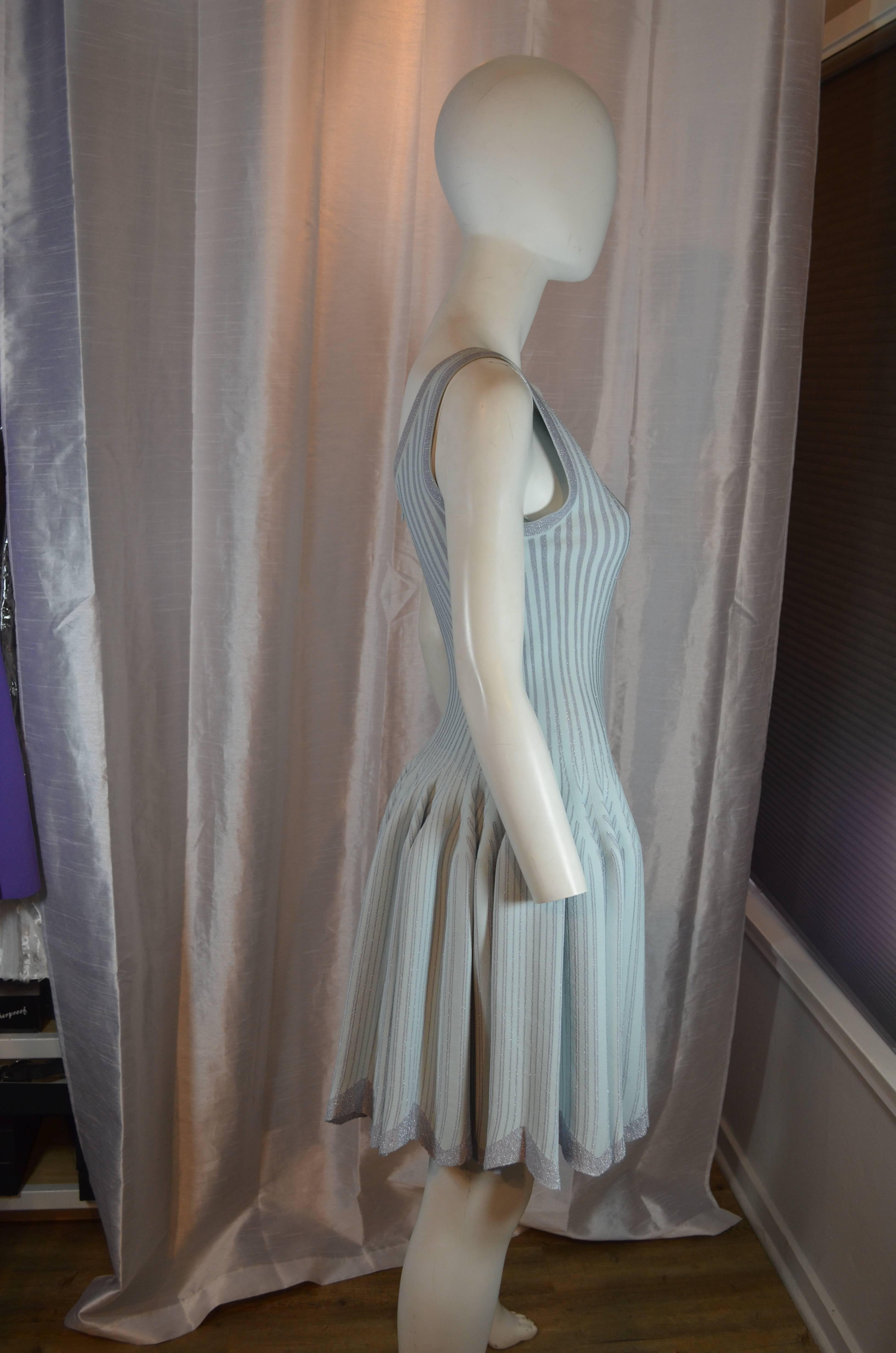 Azzedine Alaia Fit and Flare Dress In Excellent Condition In Carmel, CA